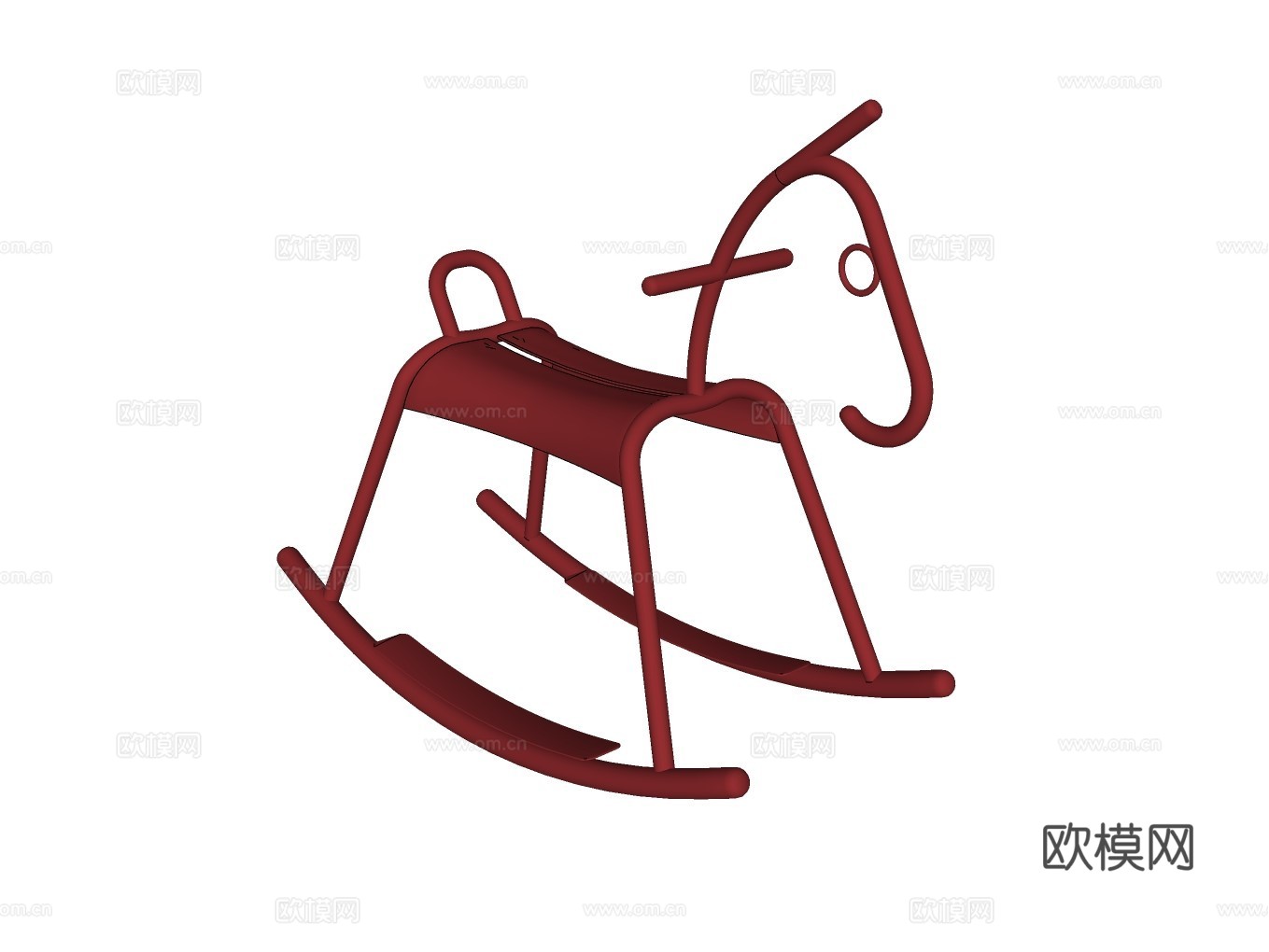 玩具木马su模型