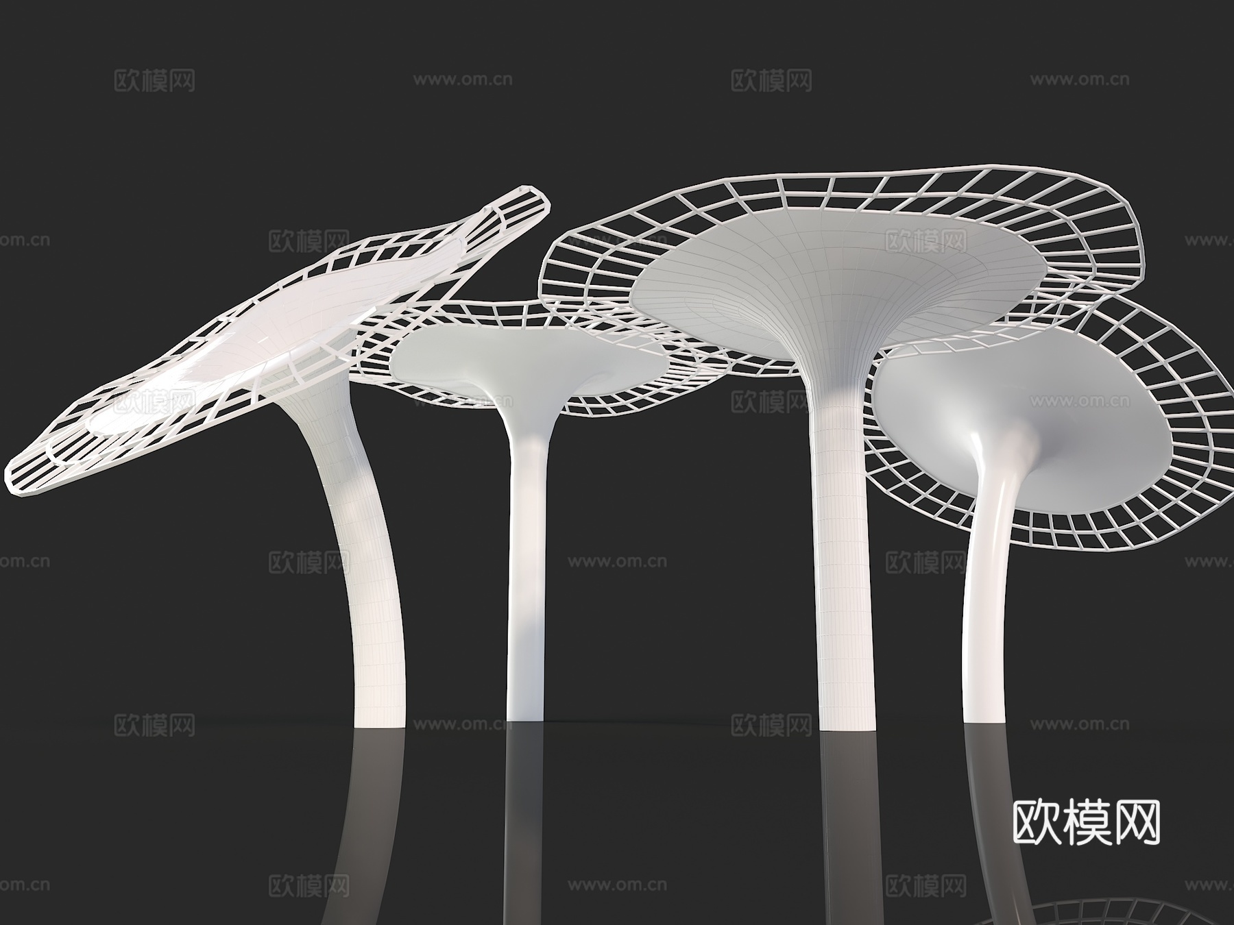 现代柱子 景观柱 景观亭 格栅柱子 装饰柱子 室内柱子 圆柱su模型