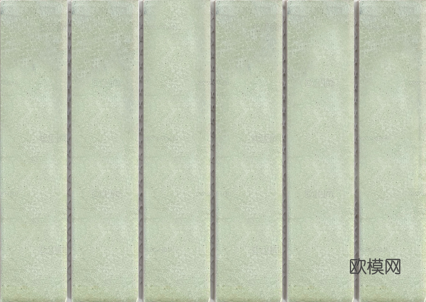 侘寂风浅灰绿细长条砖 厨卫墙砖地砖 斑驳肌理水泥砖 高清PB