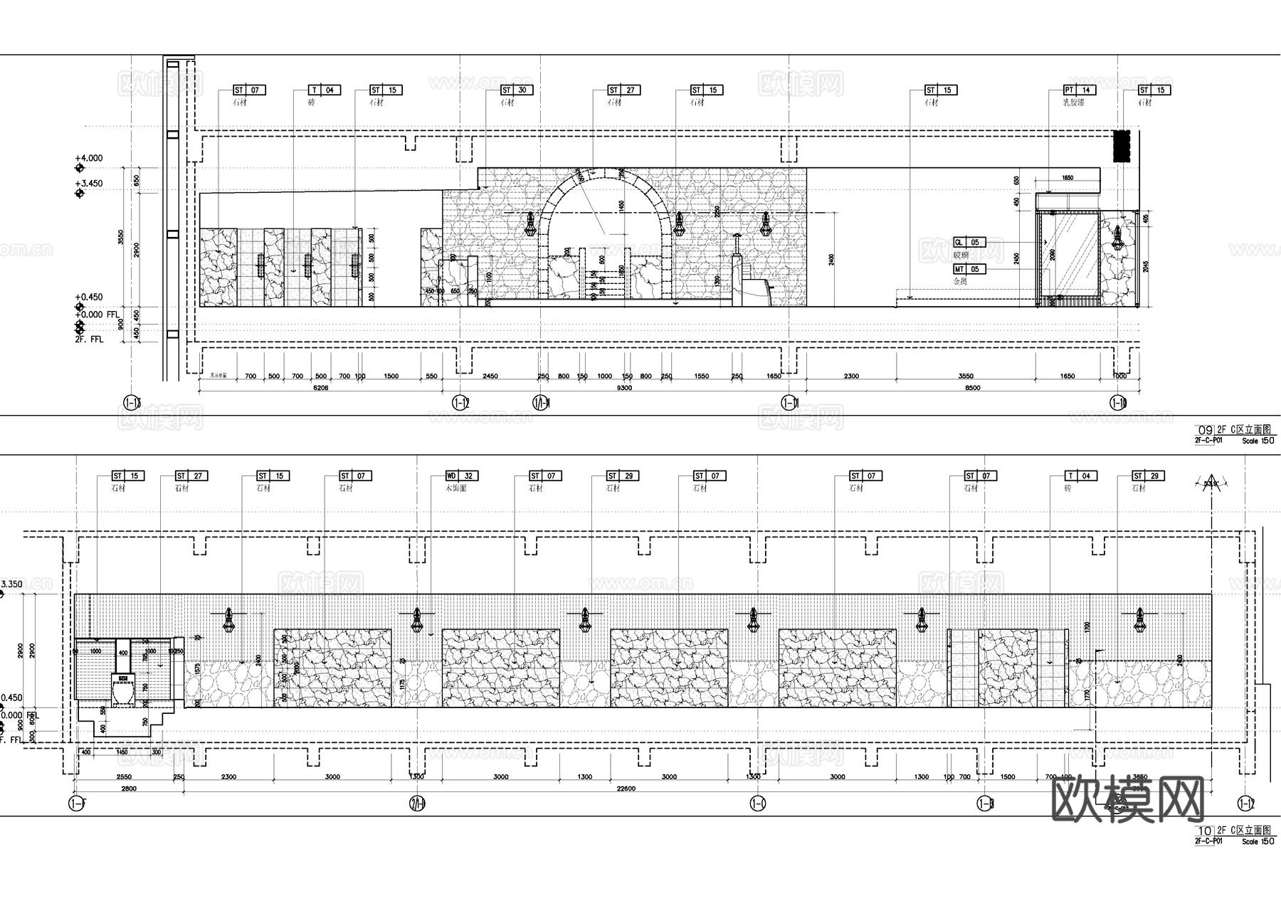 男子温泉洗浴中心施工详图 男子温泉大浴场 休闲娱乐会所 SPcad施工图cad施工图