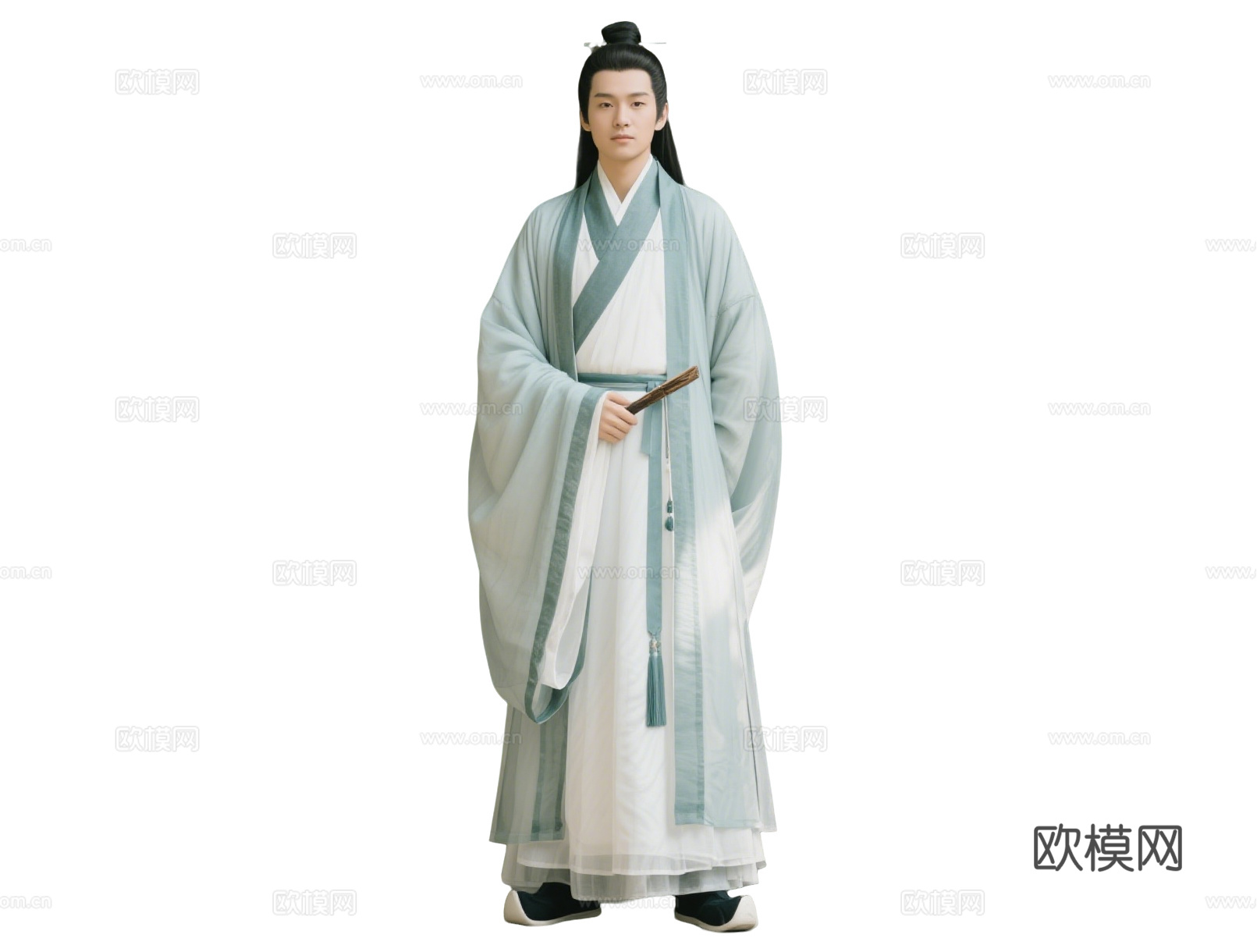 PS免抠古装人物 古代读书人 古装男子 书生 文人骚客 诗人