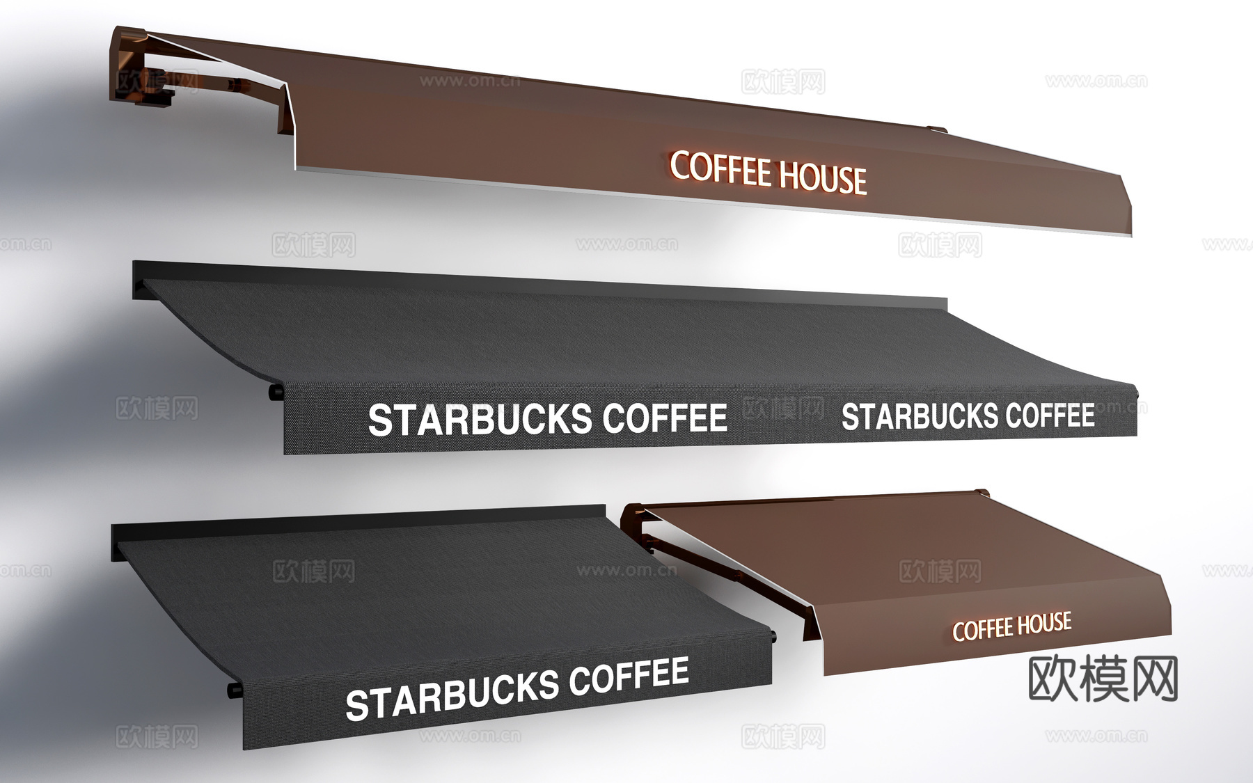 现代伸缩雨棚 户外遮阳棚 户外雨棚 雨打su模型