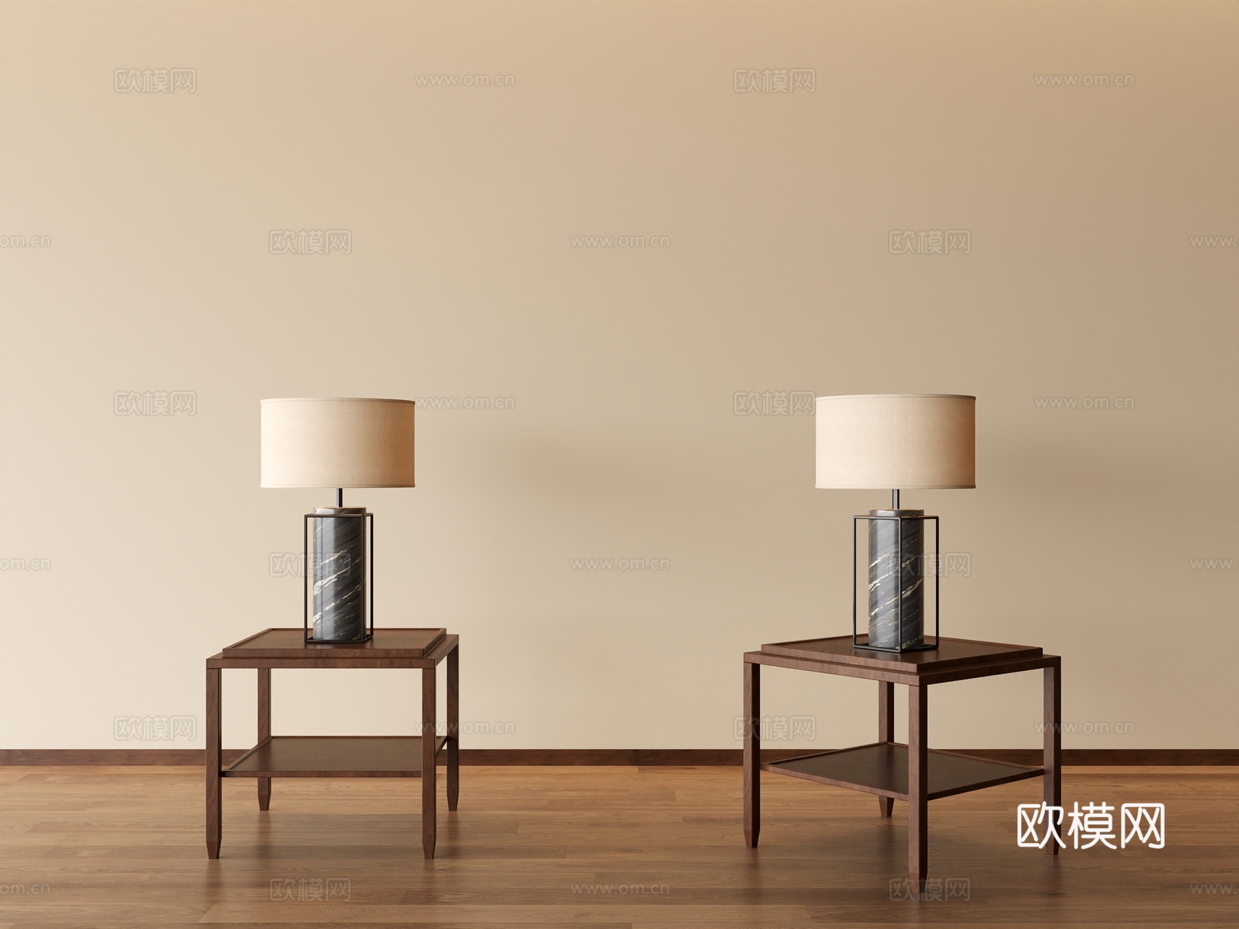 新中式台灯3d模型