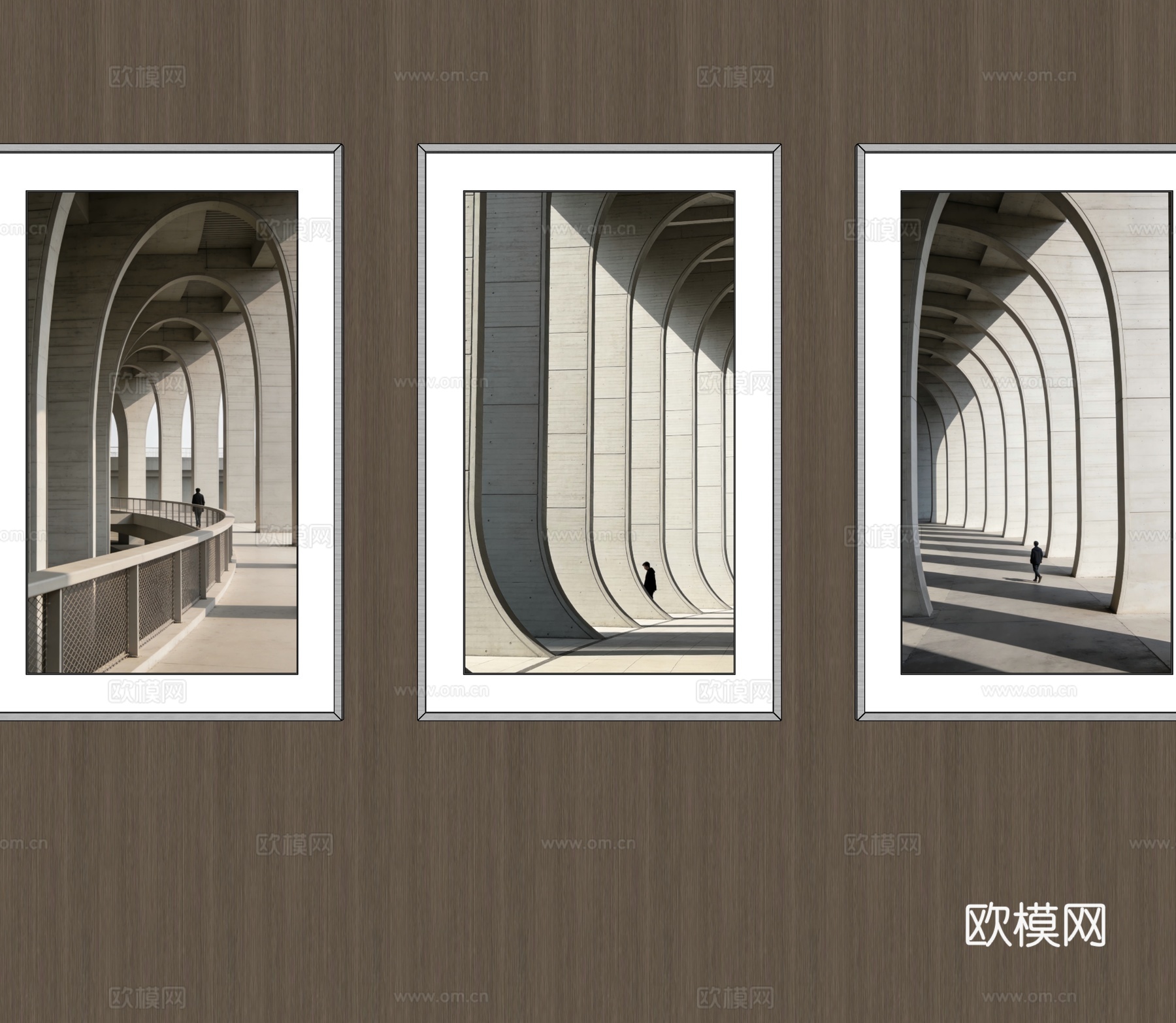 竖挂装饰画su模型