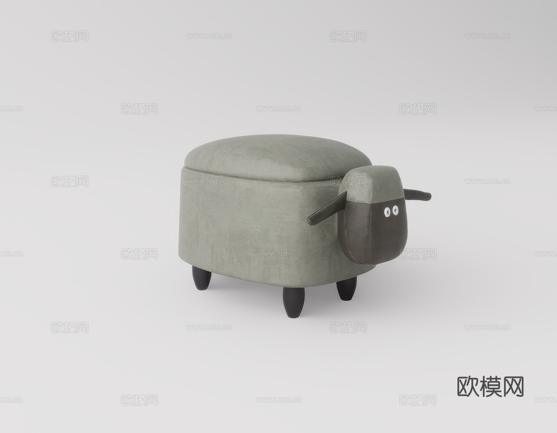 休闲椅su模型下载（渲染图1）