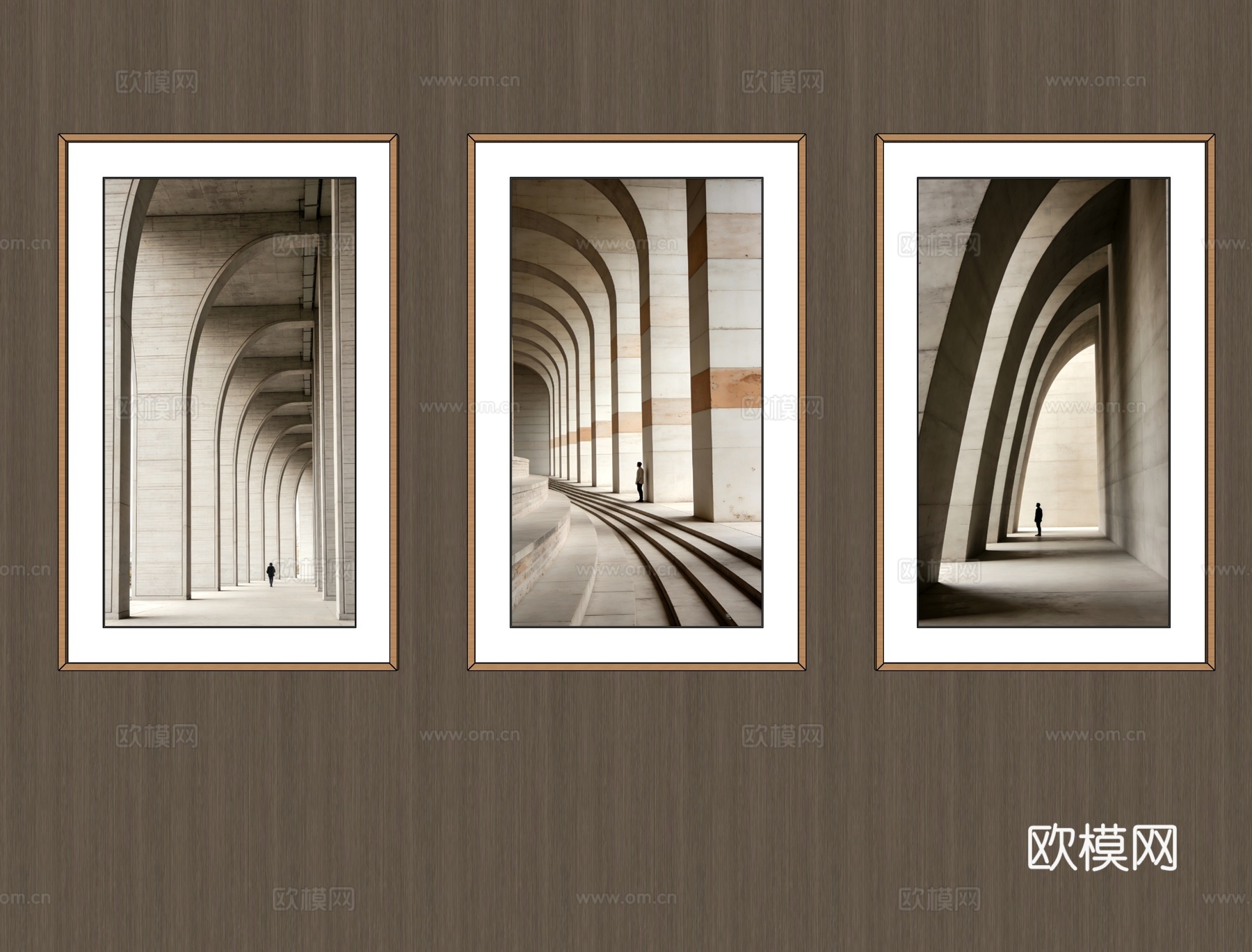 竖挂装饰画su模型