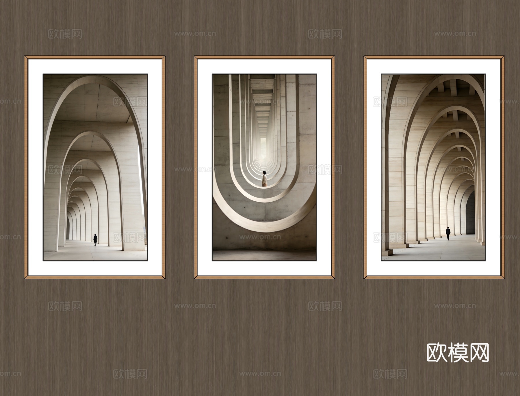 竖挂装饰画su模型