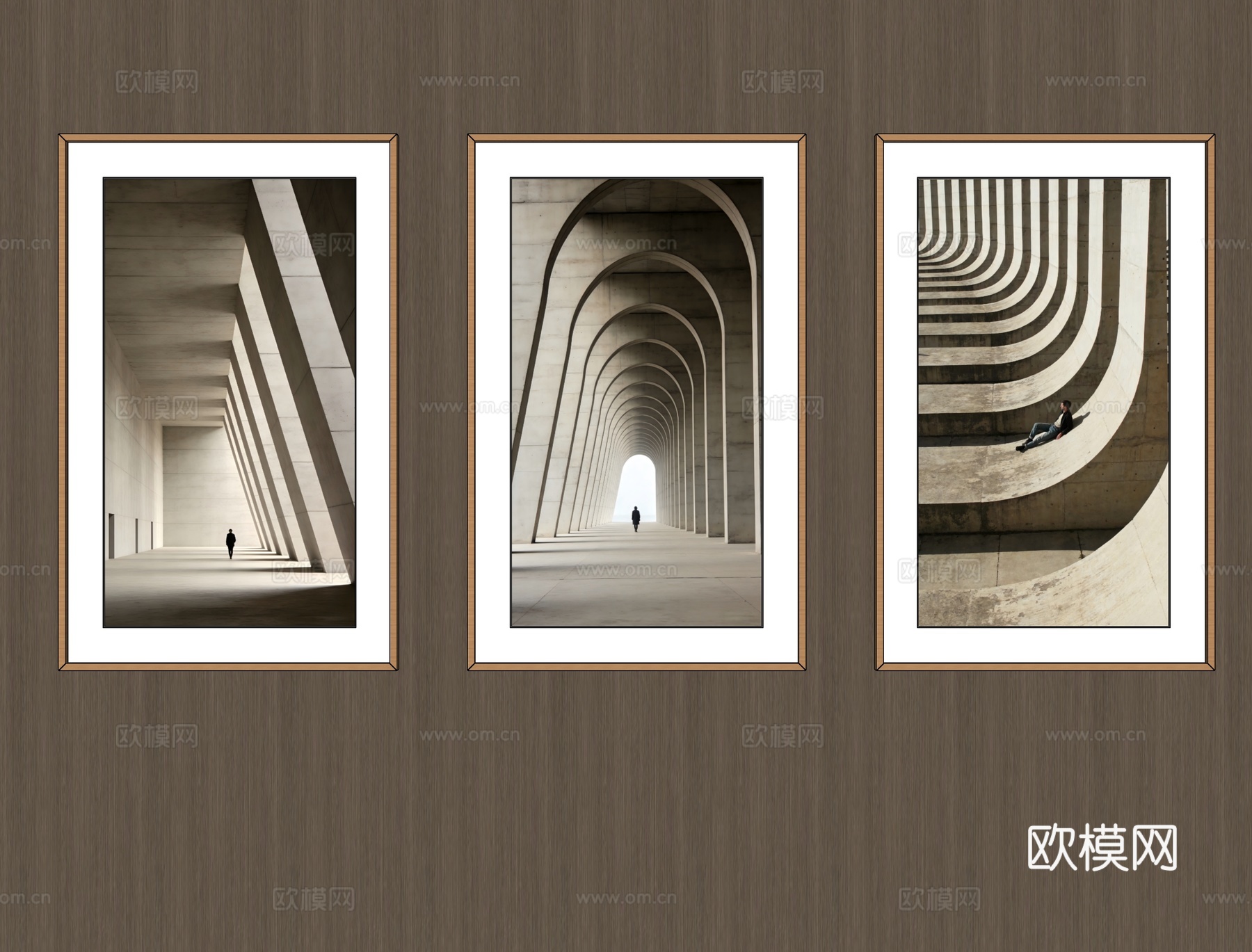 竖挂装饰画su模型