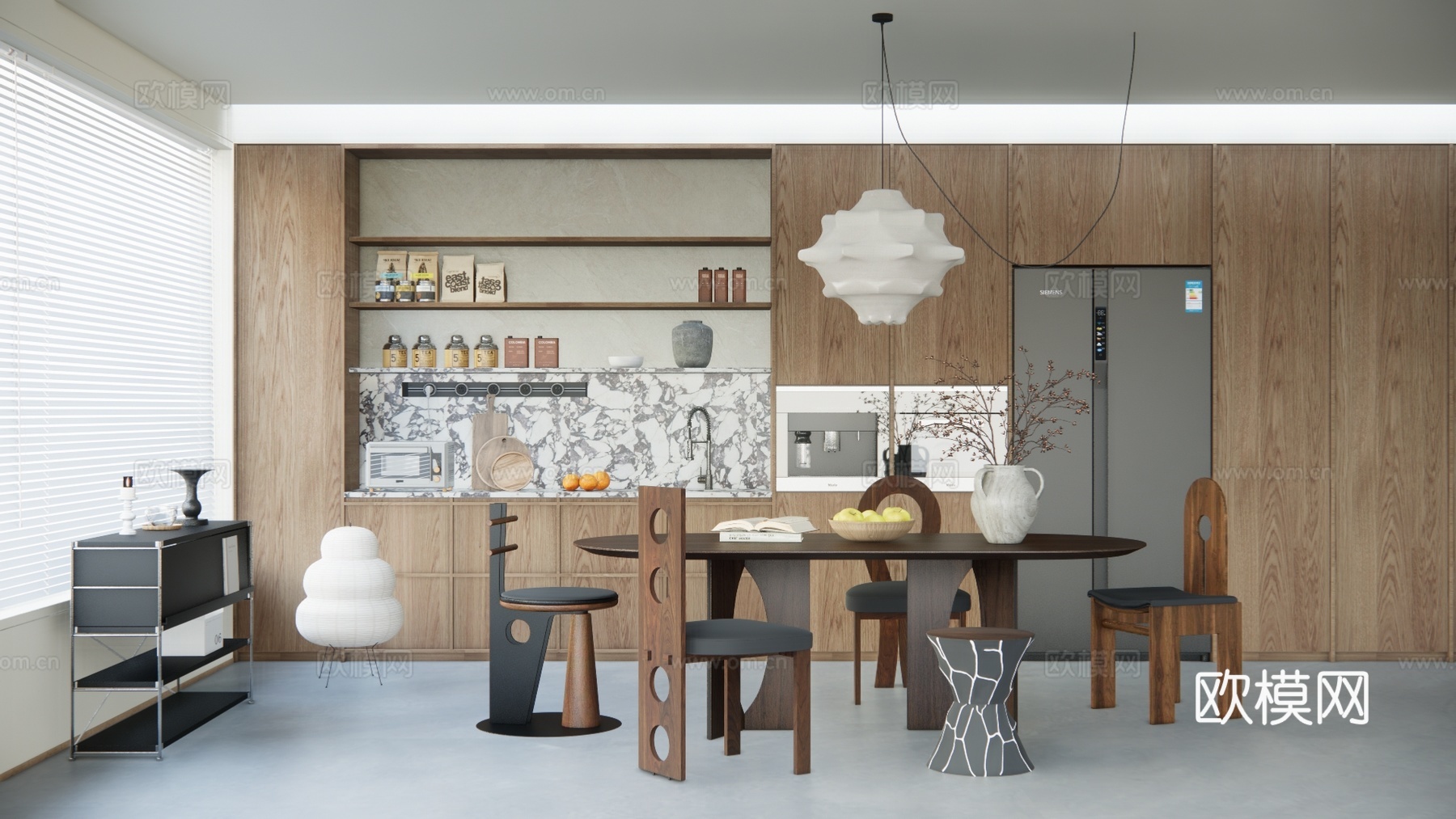 茶室 卧室 客厅 卫生间su模型