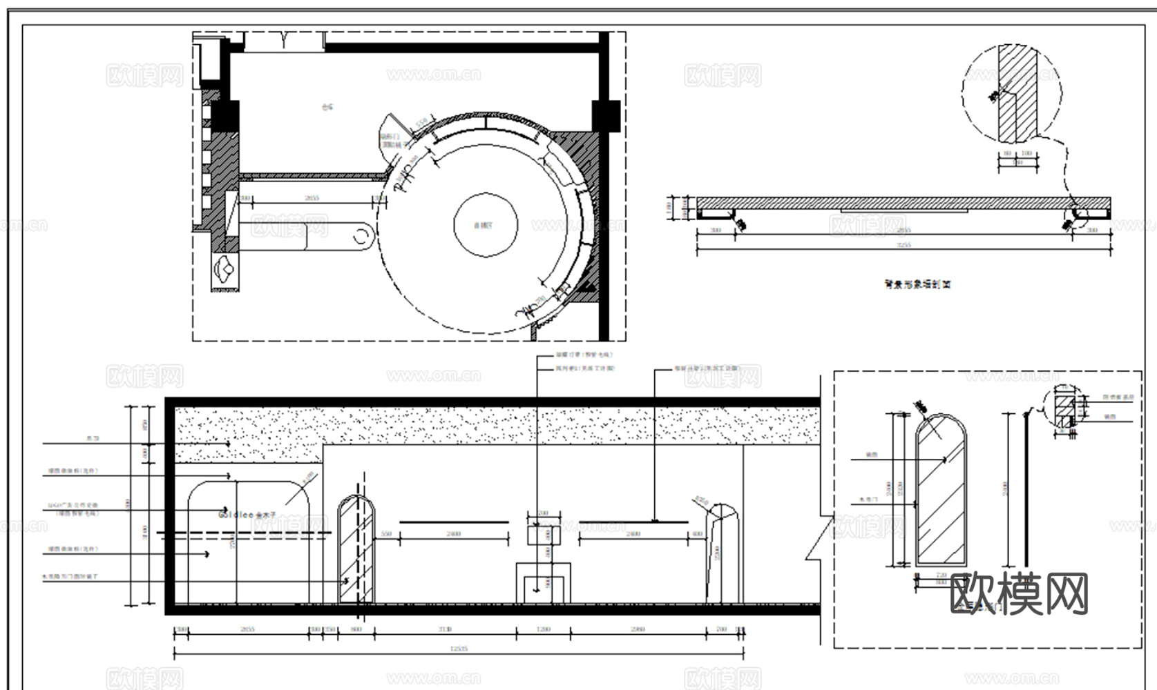 服装店 运动服装店 运动鞋包专卖店 休闲服装店 男装女装 男cad施工图