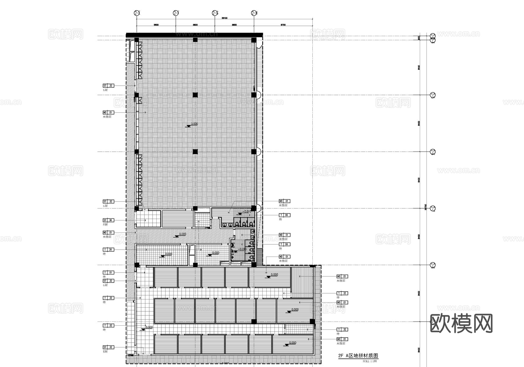 温泉洗浴中心施工详图  休闲娱乐会所  养身洗浴水疗养 足疗cad施工图