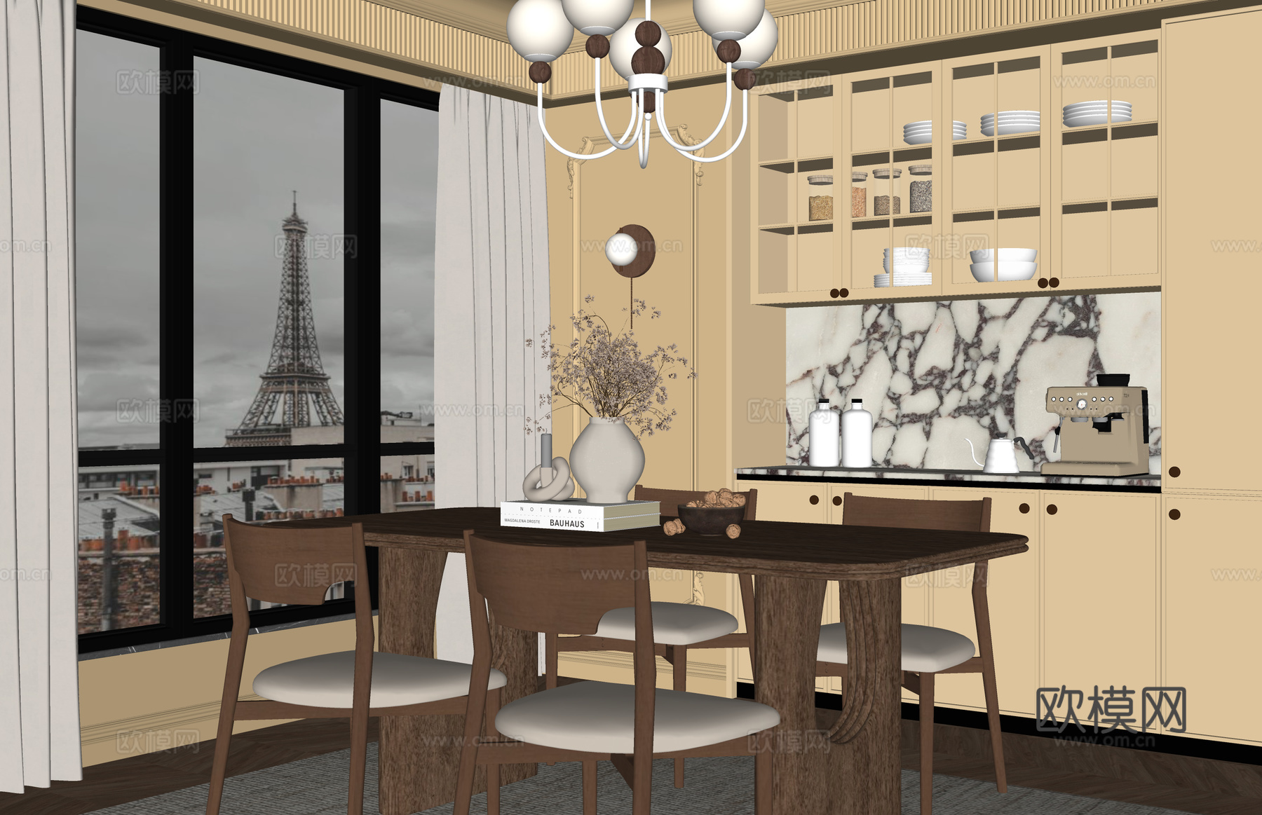 家装 卫生间 客厅su模型