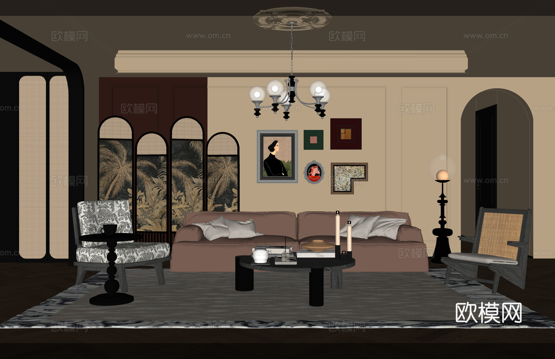 门窗 卫生间 家装 客厅 餐厅 阳台 衣帽间su模型