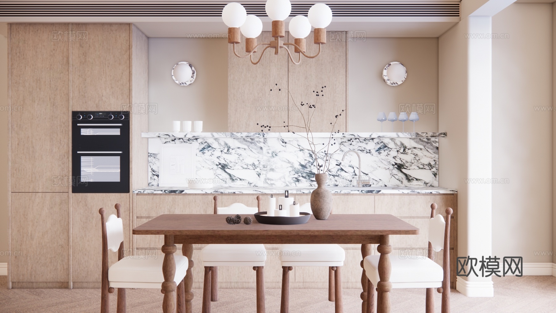 家装 阳台 卫生间su模型