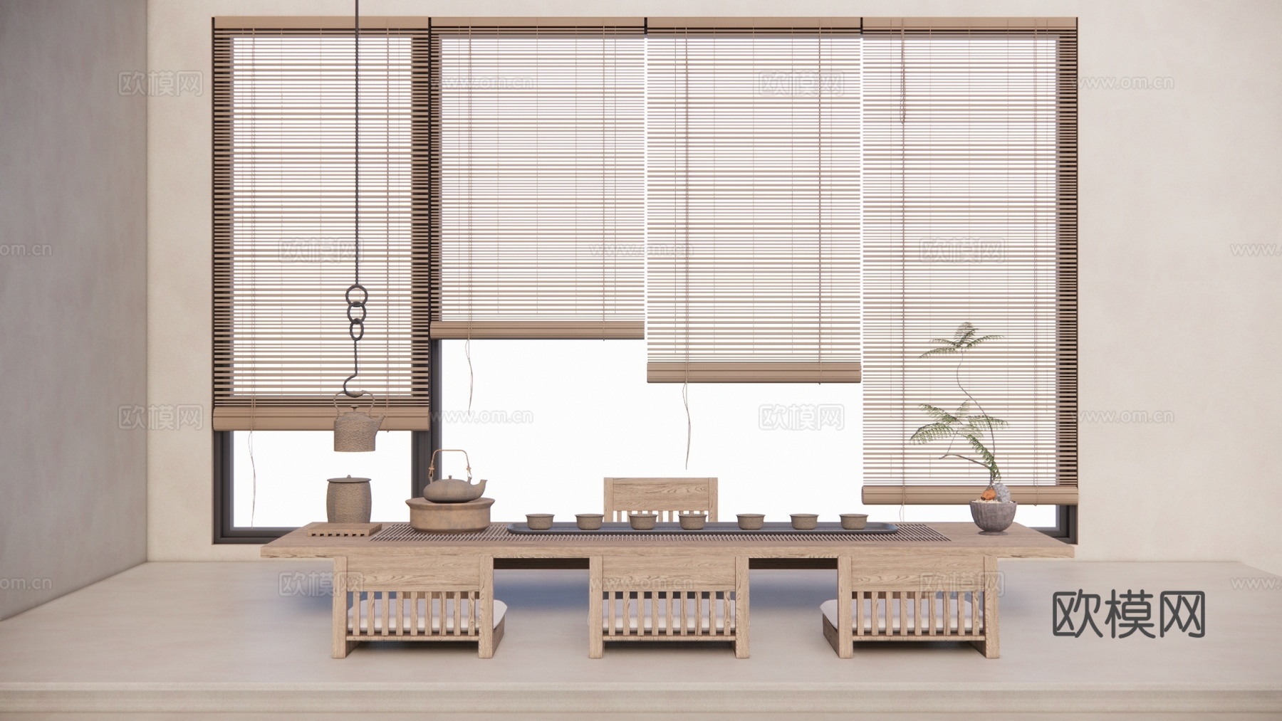 卫生间 客餐厅 茶桌椅 餐厅 客厅 卧室su模型