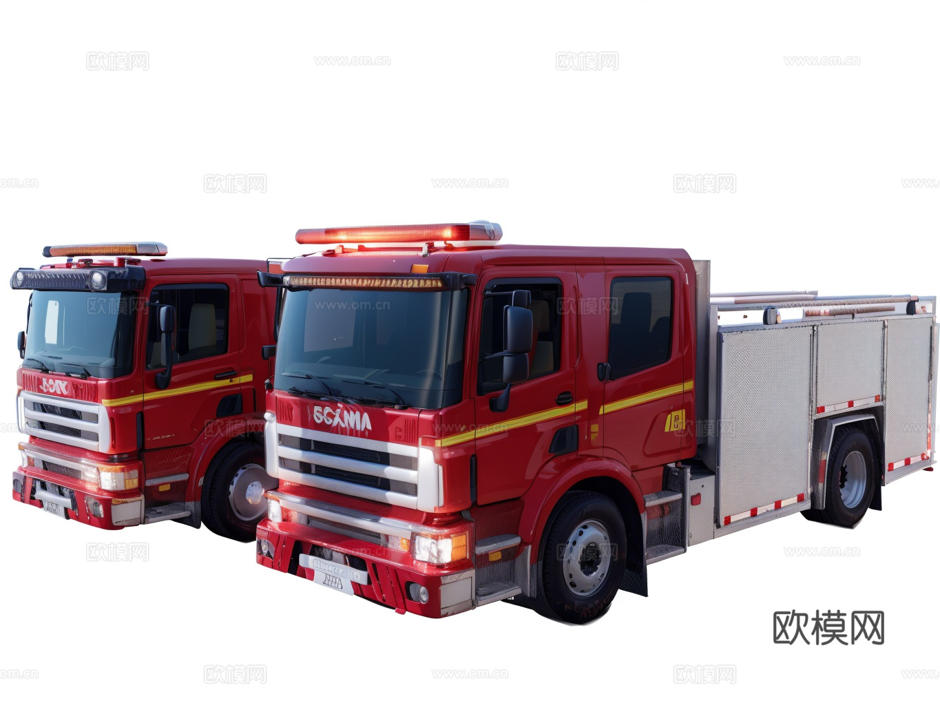 消防车su模型
