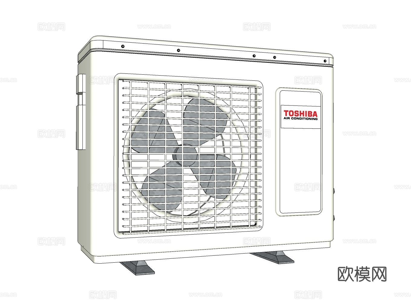 空调su模型
