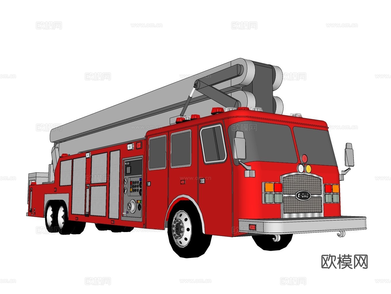 消防车su模型