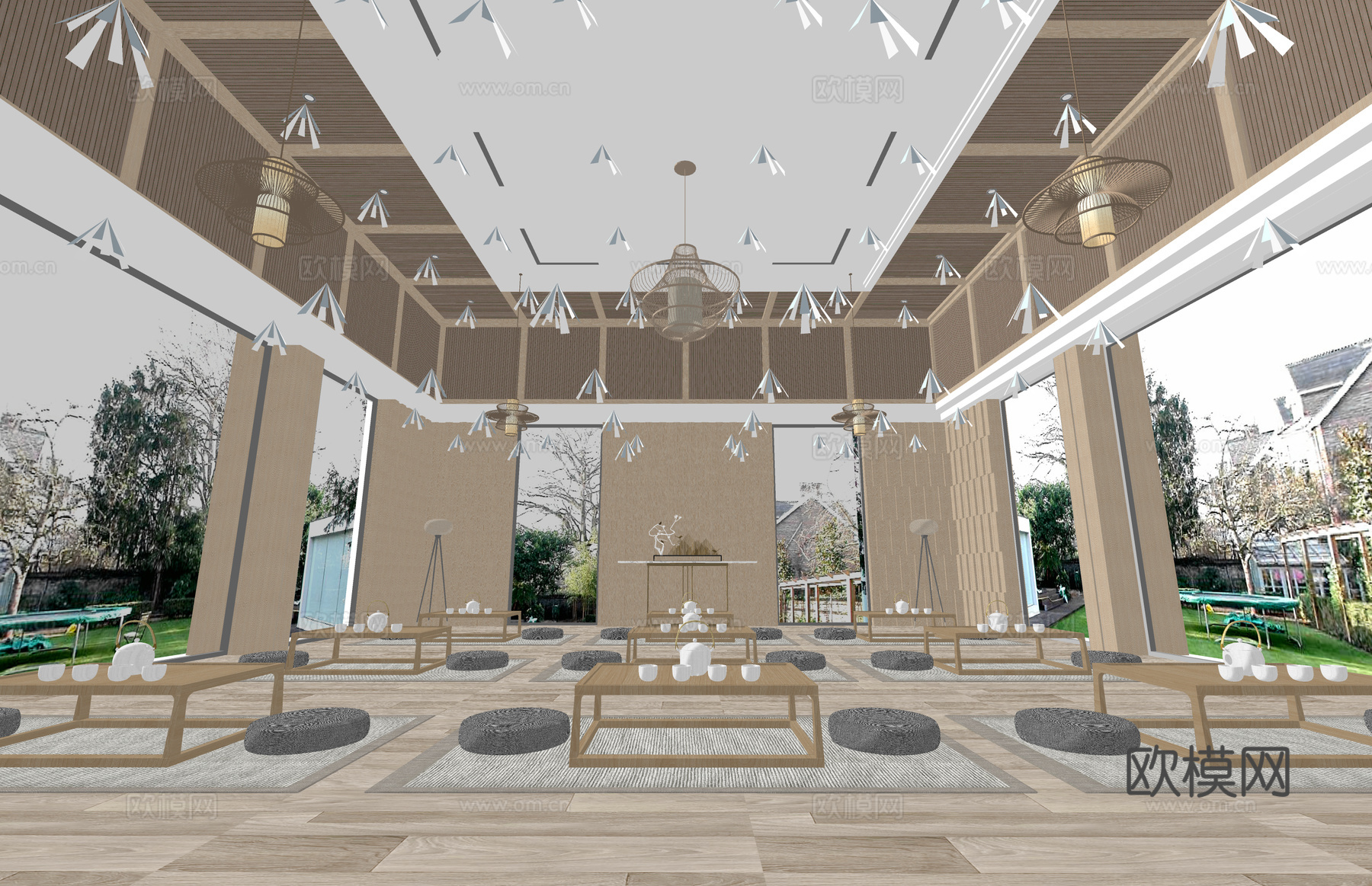 茶桌椅 衣帽间 客厅 玄关 卧室 卫生间 茶桌su模型