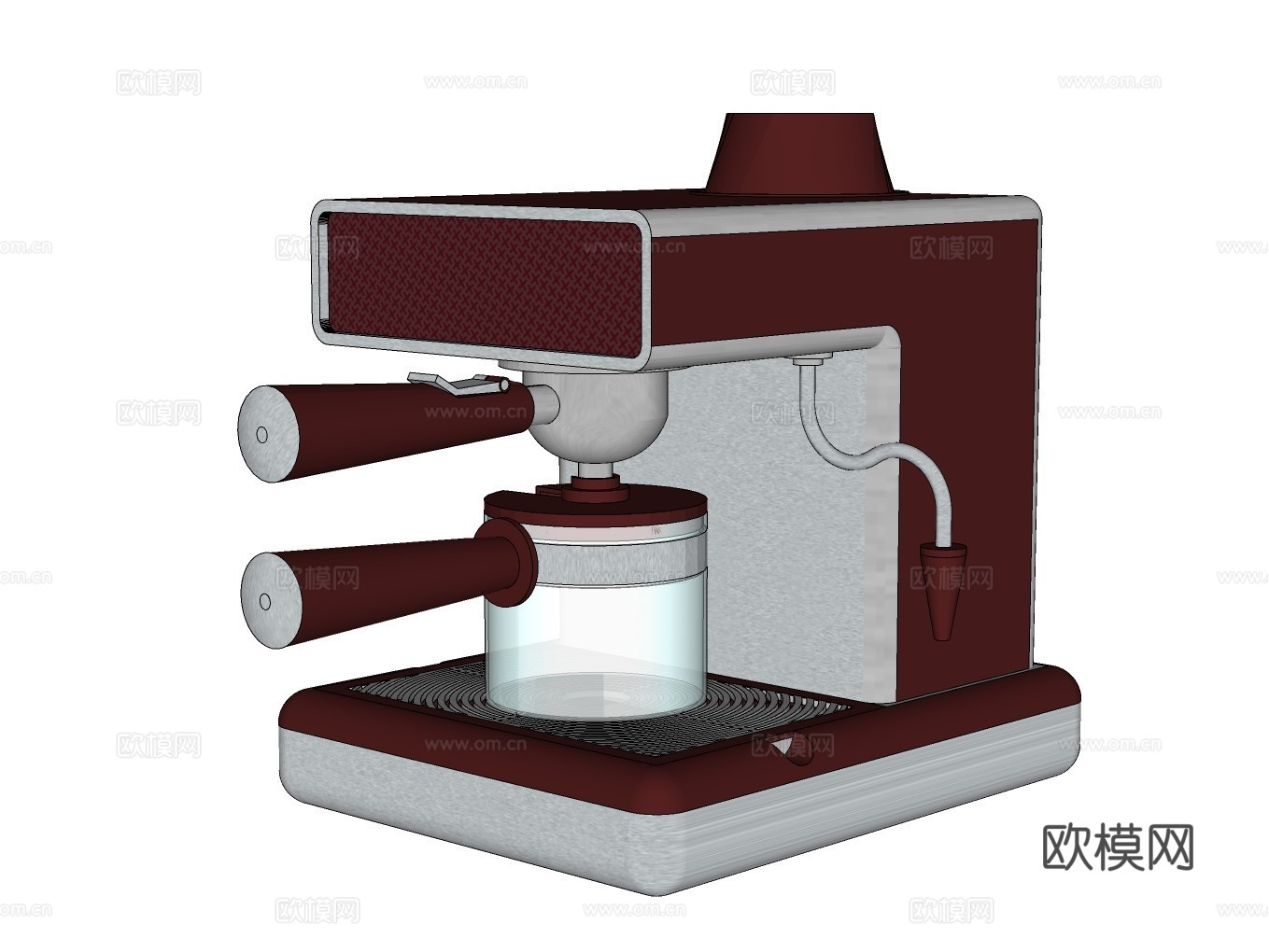 咖啡机su模型