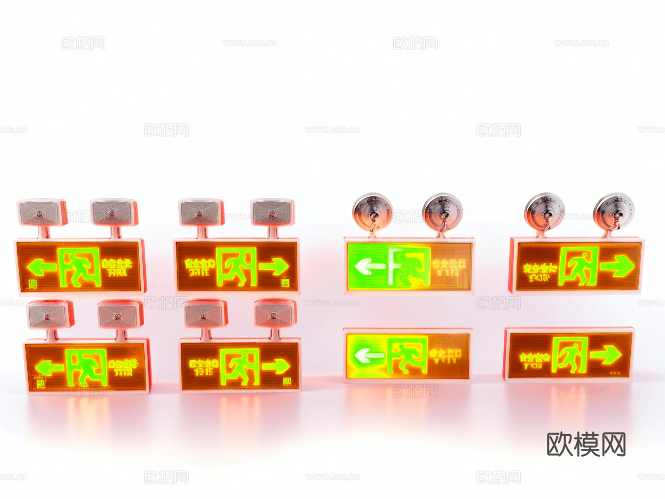 应急照明su模型