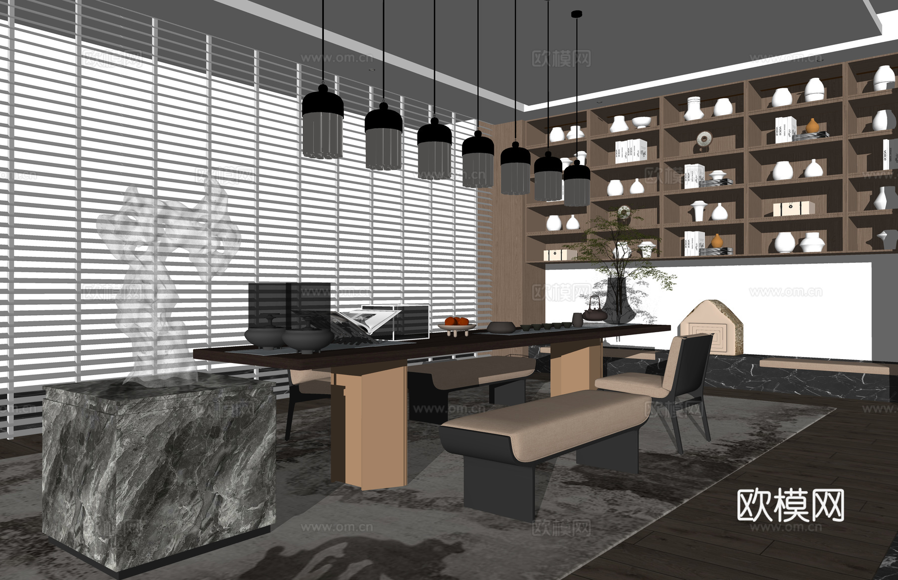 茶桌椅 家装 卫生间 茶桌 卧室 玄关 衣帽间su模型