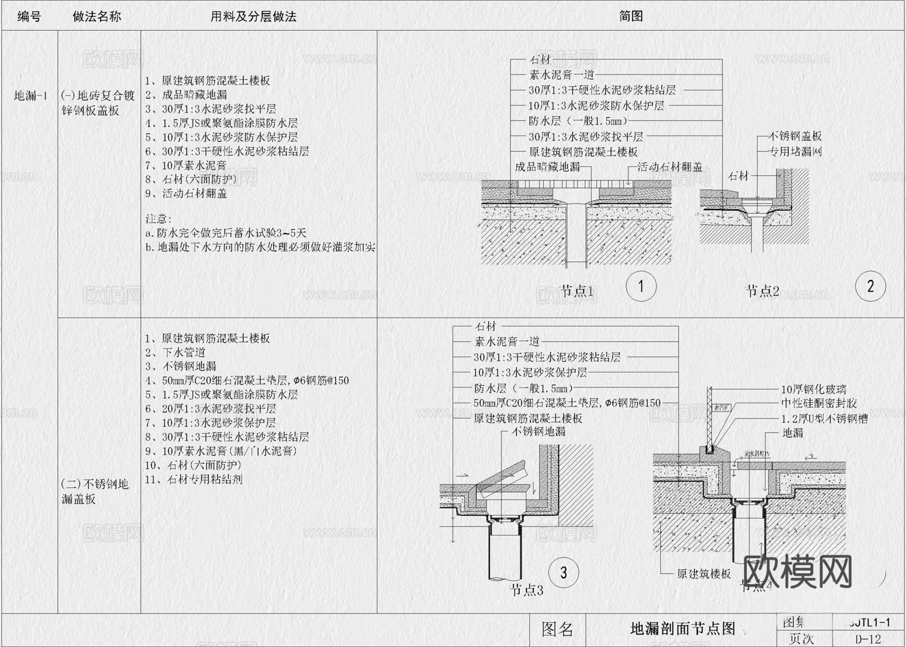 2026年最新超全工装深化CAD通用节点大样详图cad施工图下载（渲染图4）