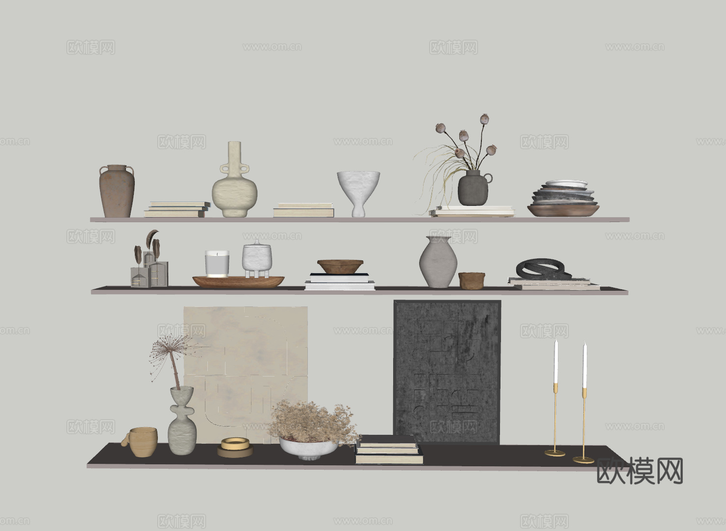 装饰摆件su模型