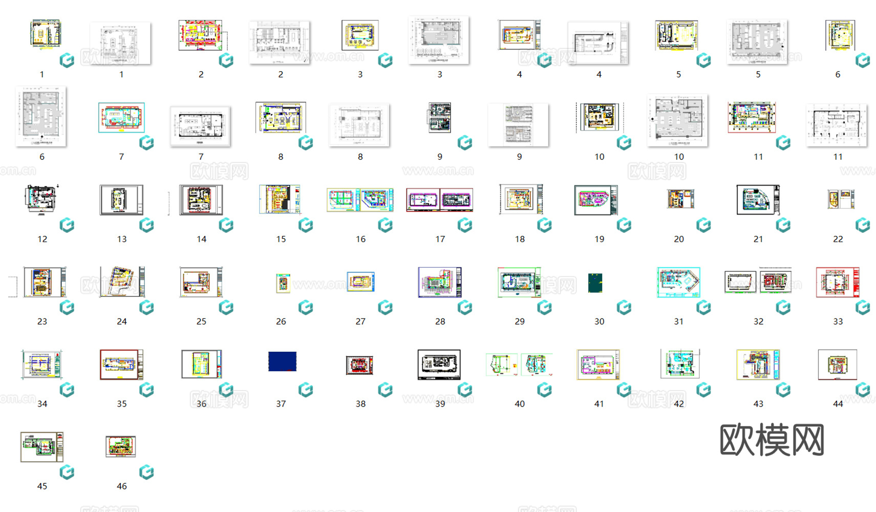 蛋糕店 烘焙店 西饼店 甜品店 面包店 糕点店 西点店 餐厅cad施工图下载（渲染图2）