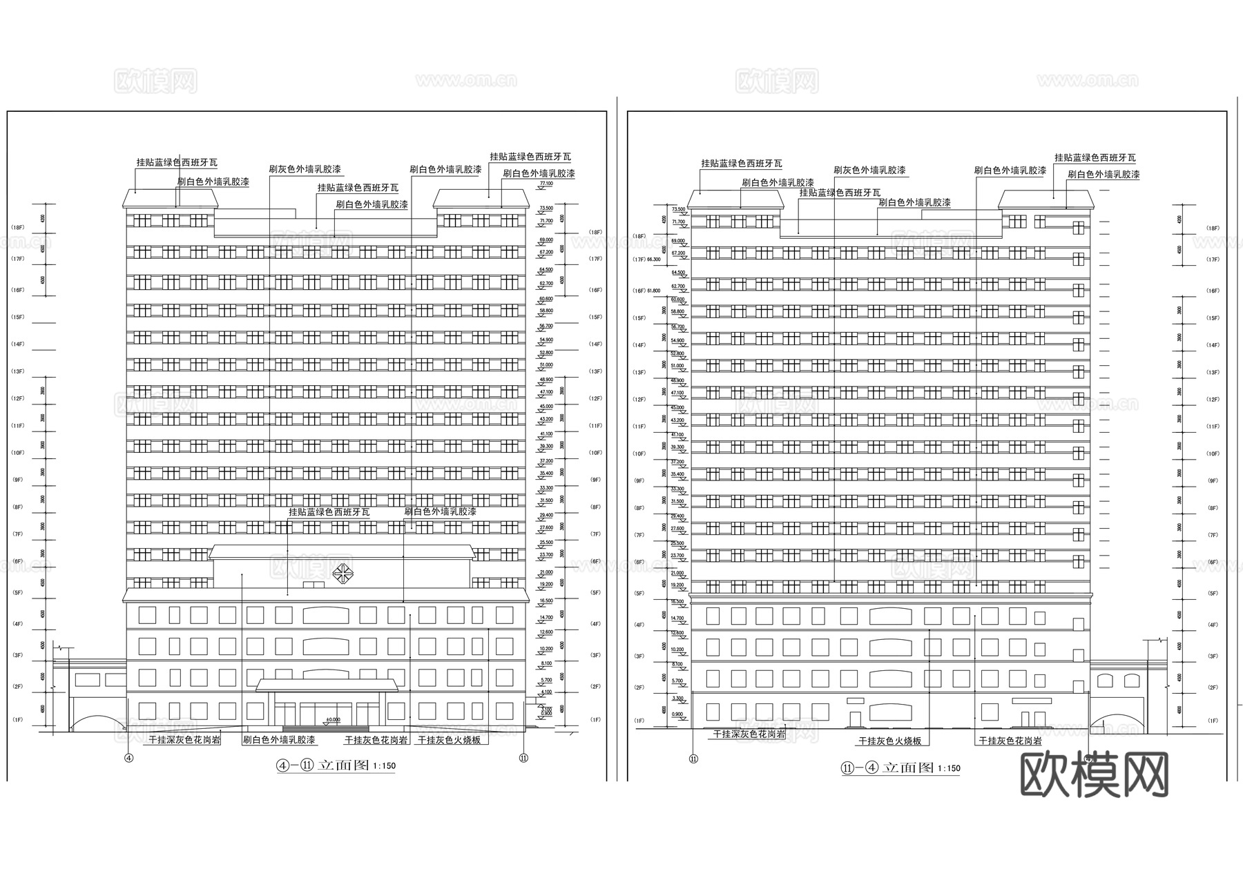 医疗建筑cad施工图
