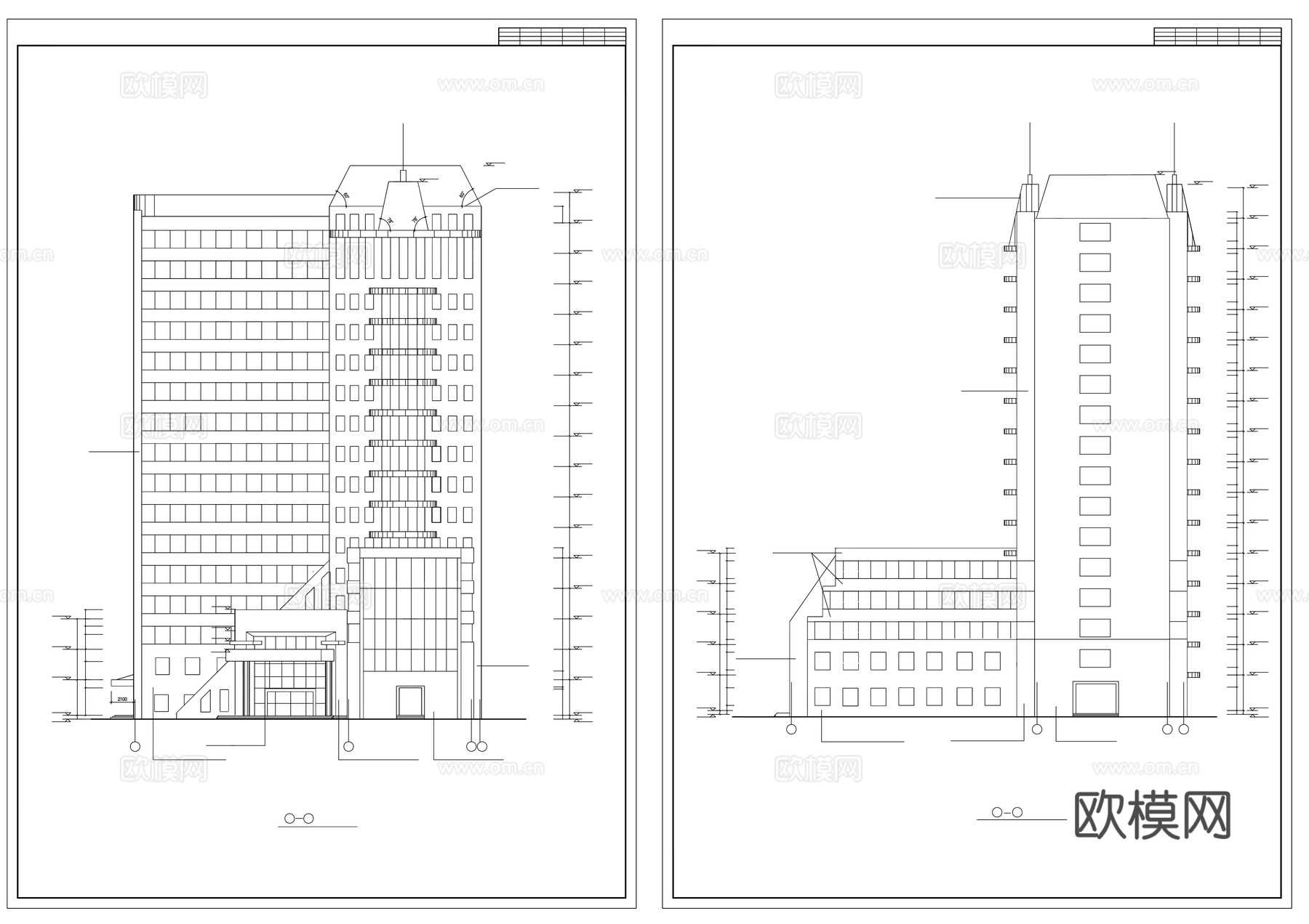 医疗建筑cad施工图