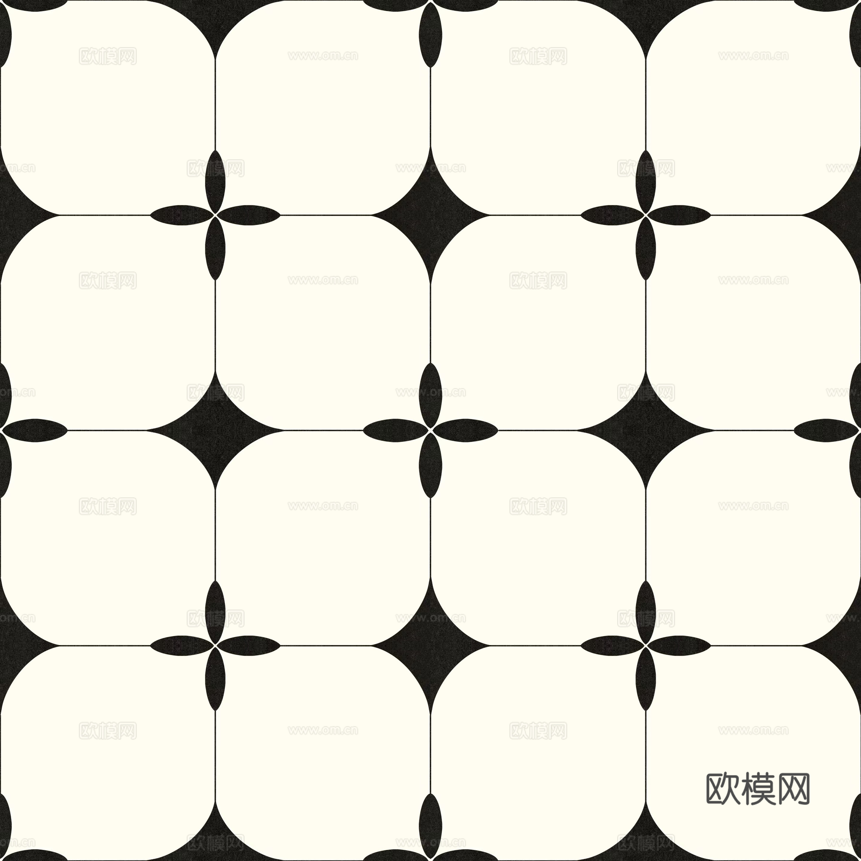 现代 复古瓷砖 花砖