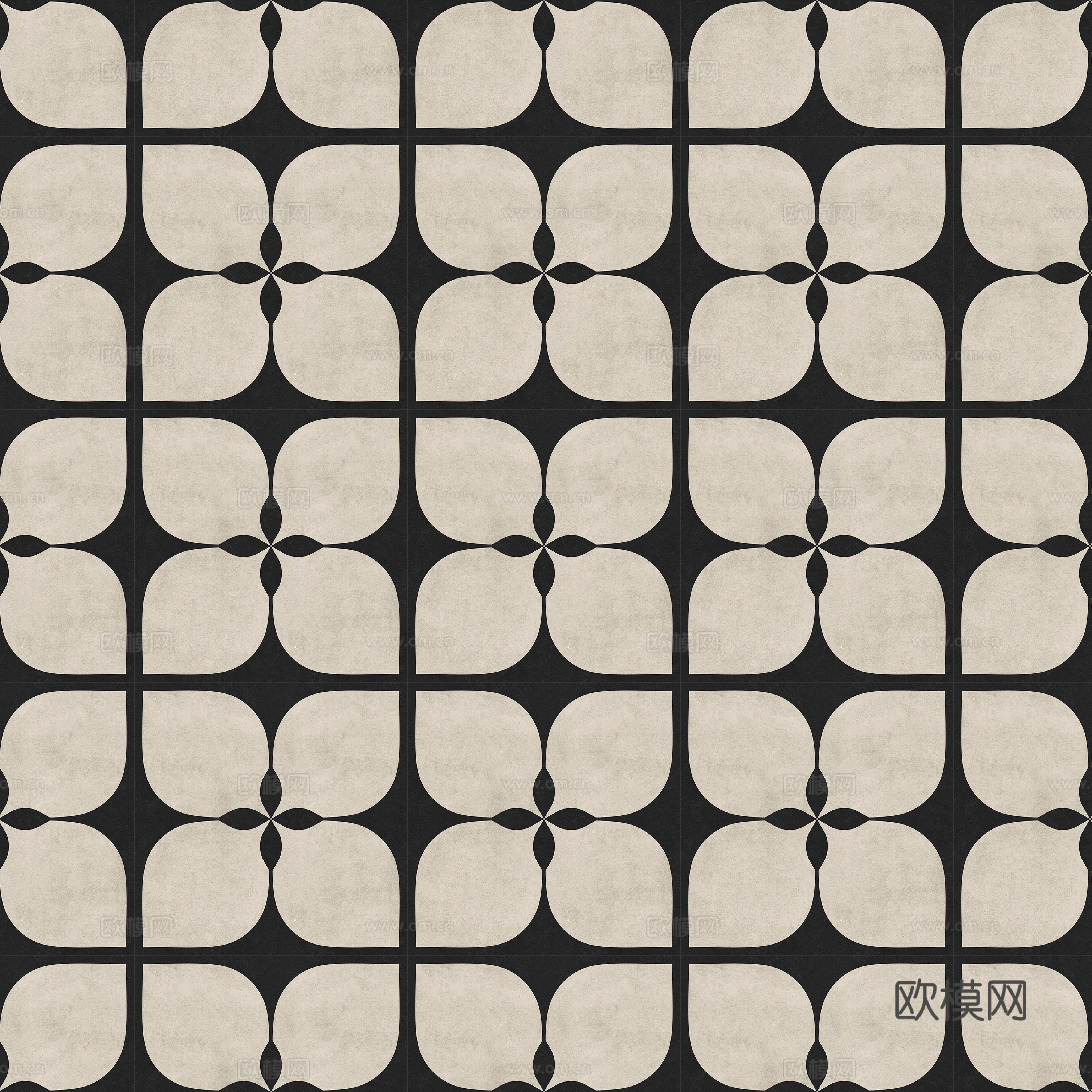 复古中古艺术砖_复古咖色小花砖_无缝中古复古花砖