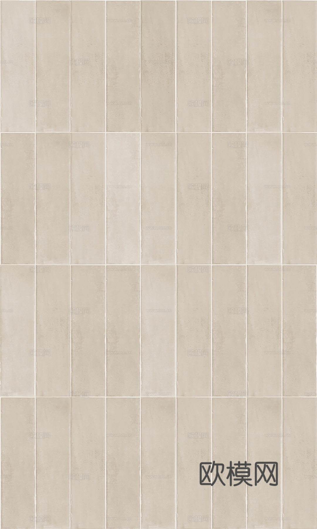 现代无缝米黄长条形砖 哑光砖 柔光砖