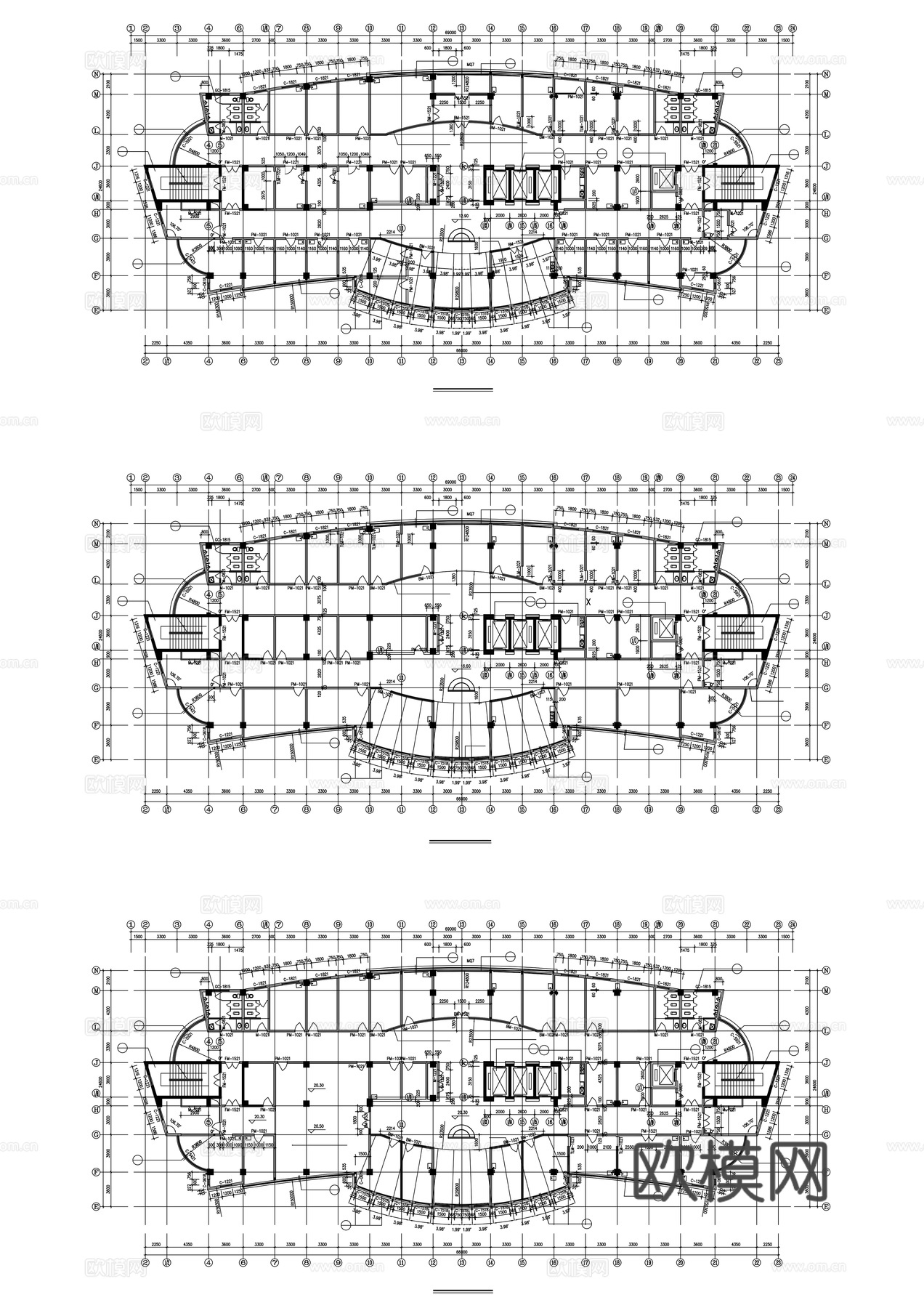 医疗建筑cad施工图