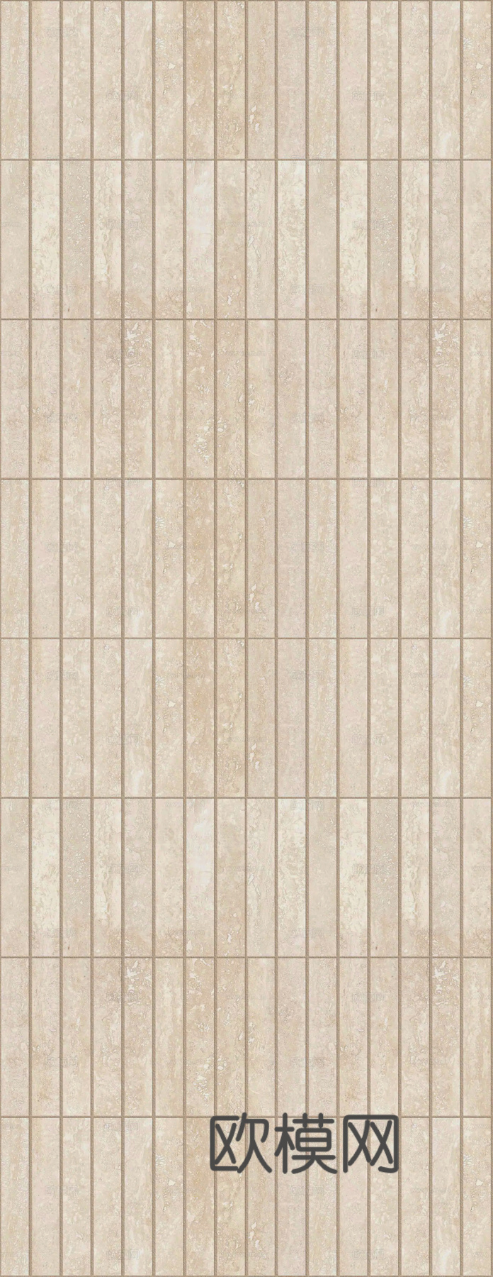 无缝法式中古米色条形仿古砖