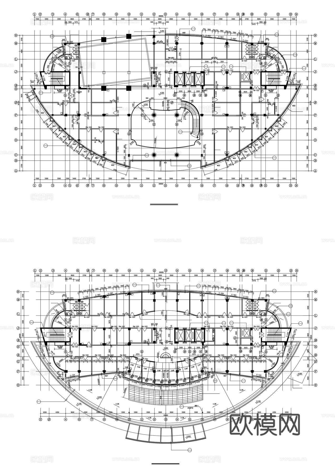 医疗建筑cad施工图
