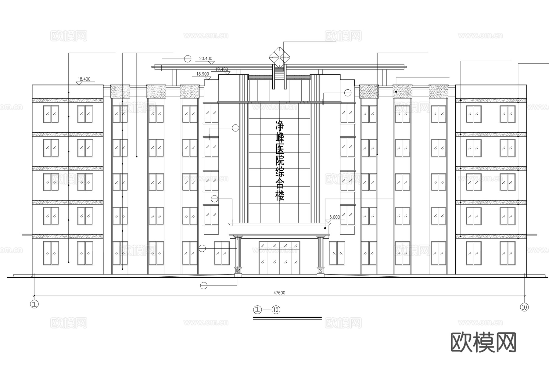医疗建筑cad施工图