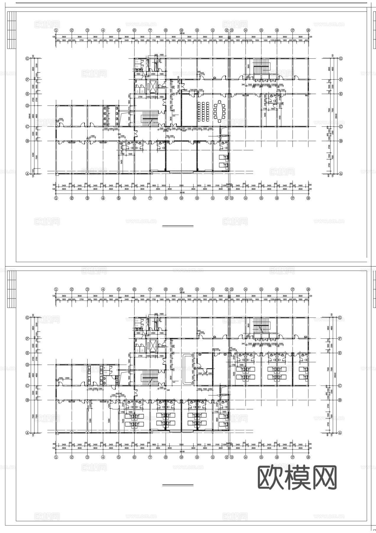 医疗建筑cad施工图