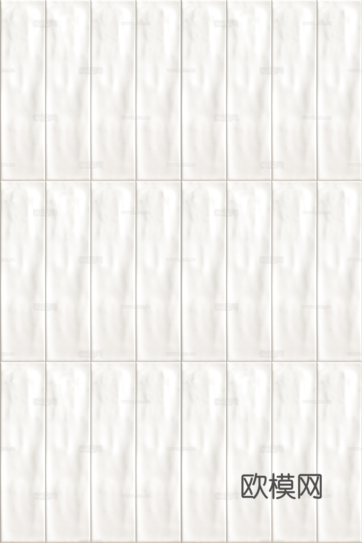 法式奶油瓷砖 白色哑光条形砖 柔光砖
