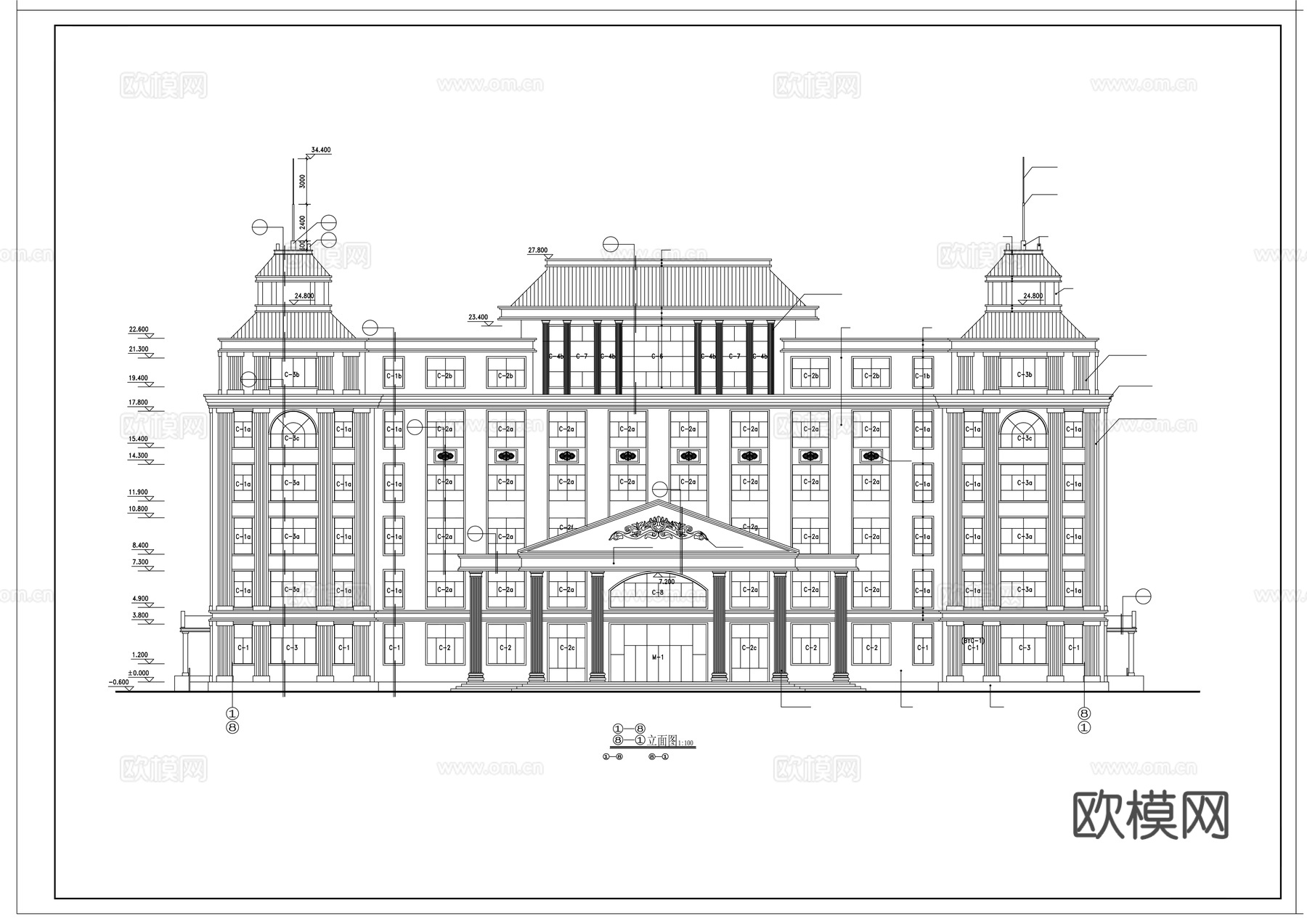 医疗建筑cad施工图