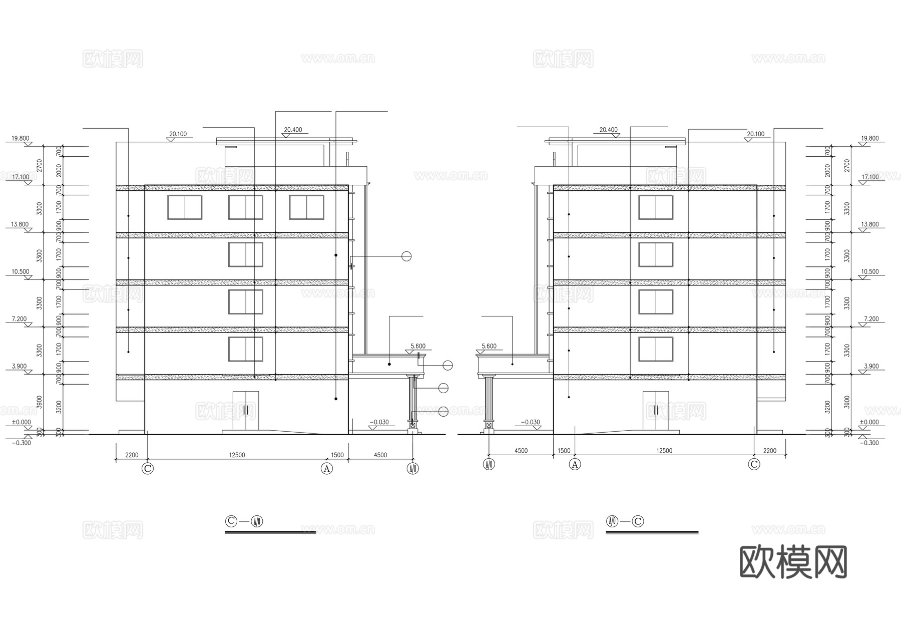 医疗建筑cad施工图