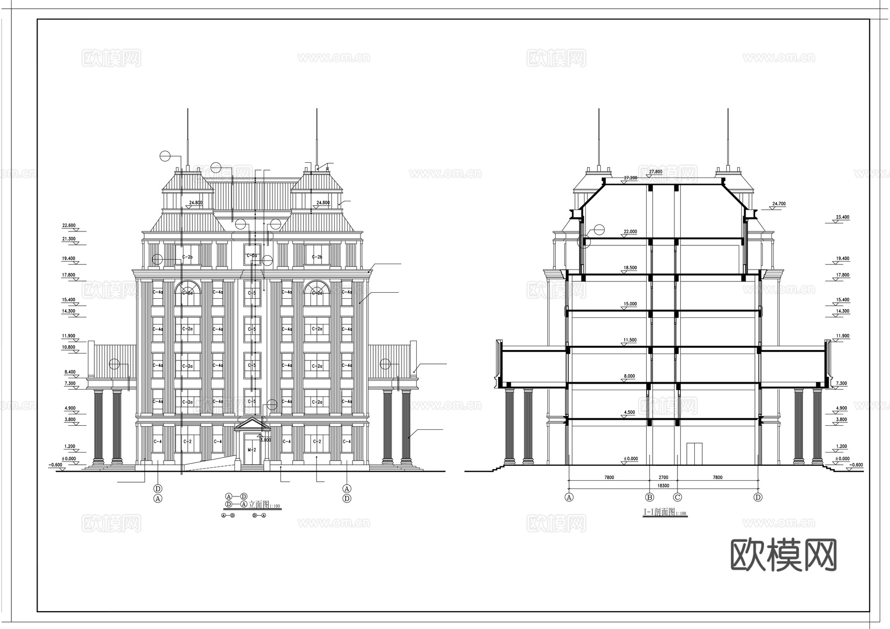 医疗建筑cad施工图