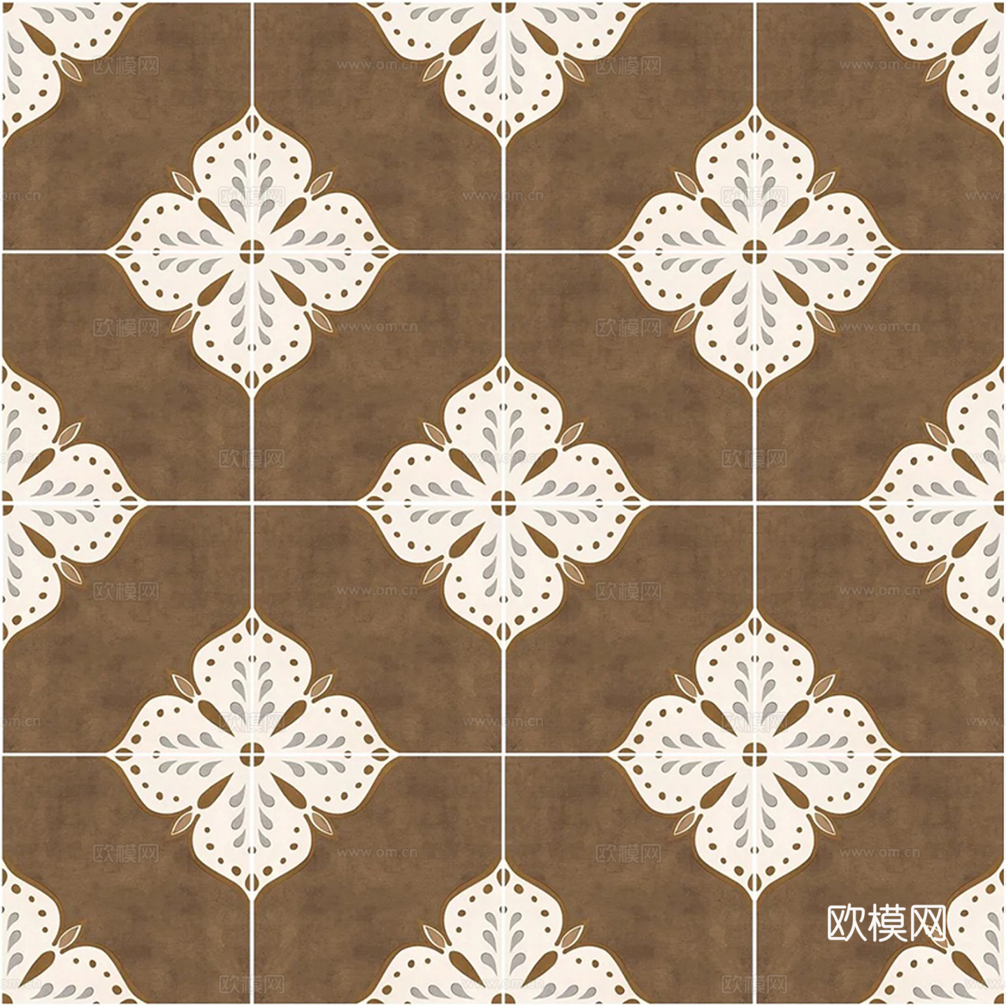 现代 复古_瓷砖 花砖