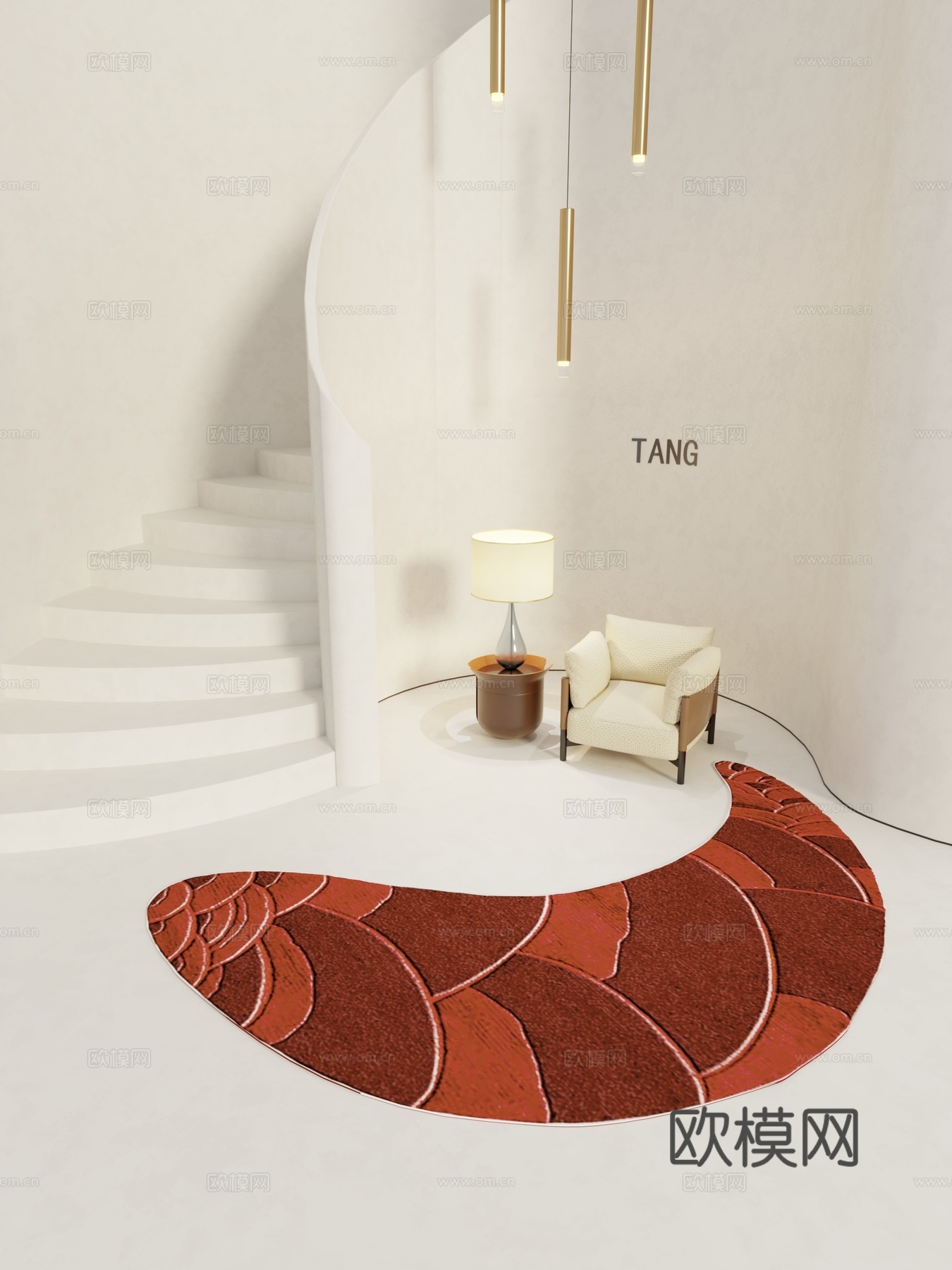 异形地毯  奢华地毯  现代地毯 地毯3d模型