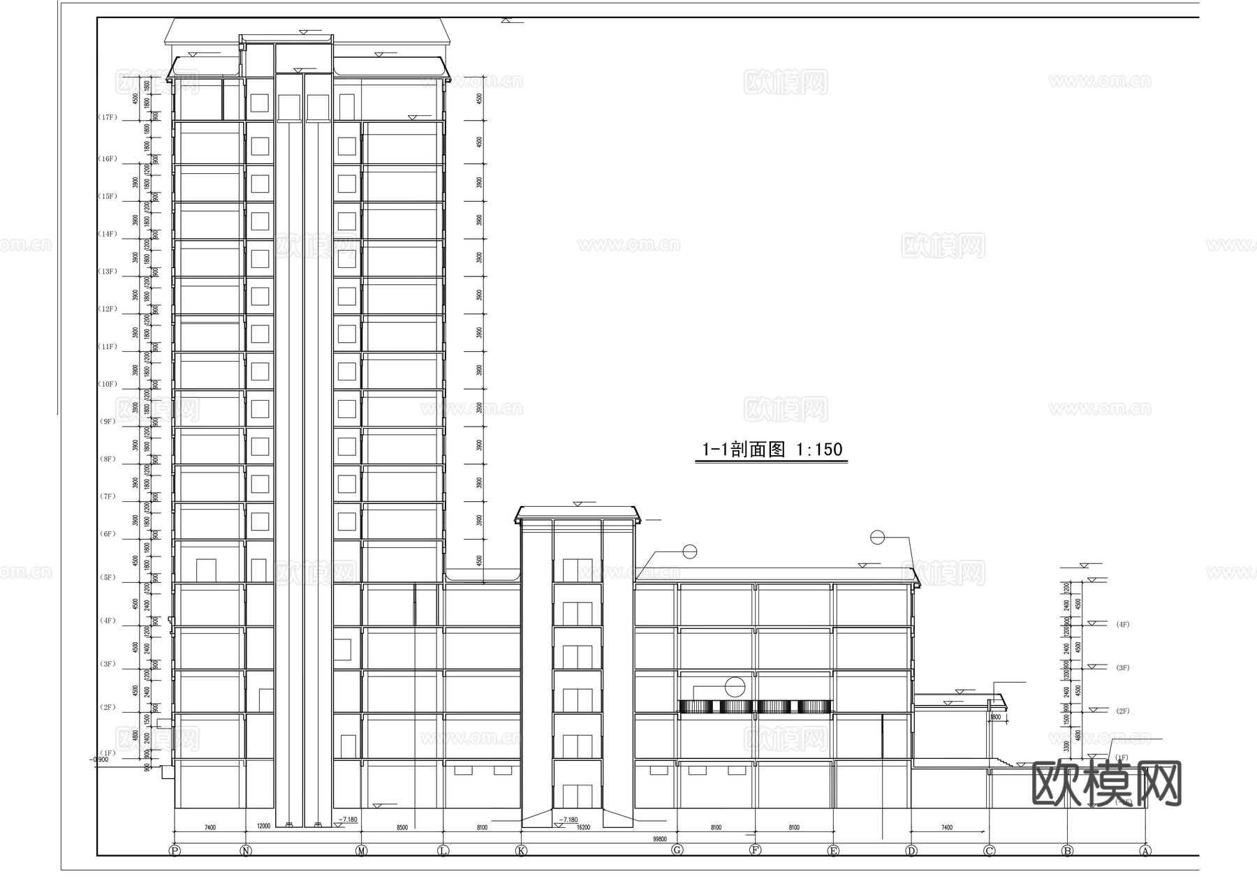 医疗建筑cad施工图