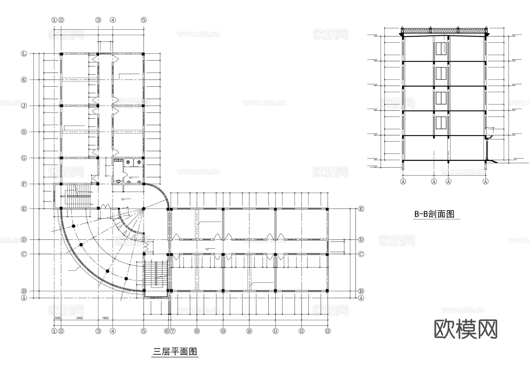 医疗建筑cad施工图