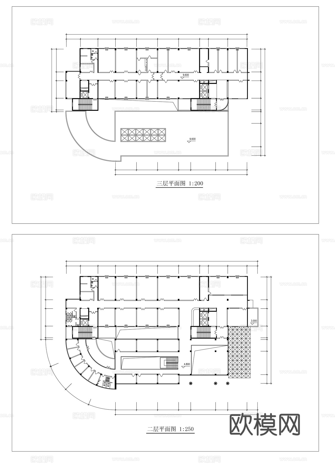 医疗建筑cad施工图