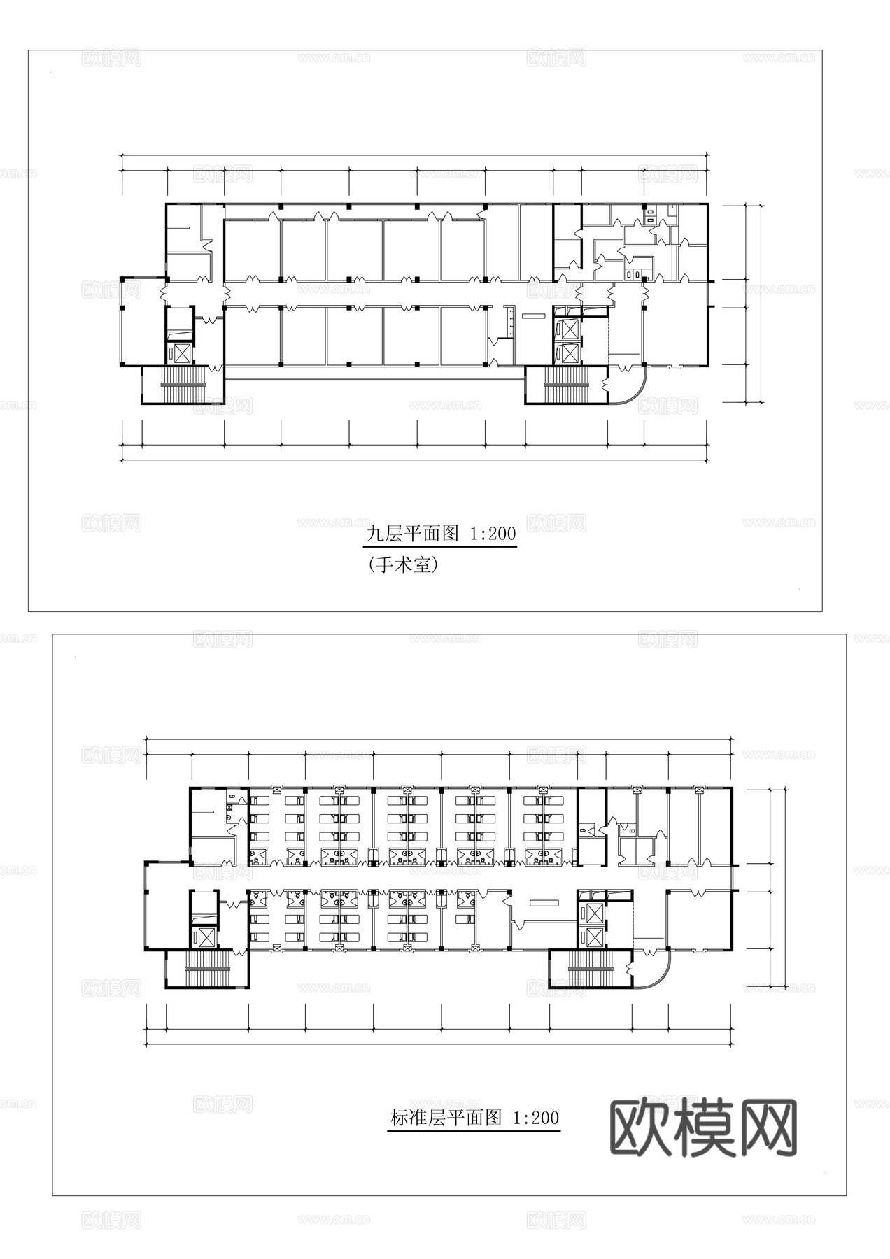 医疗建筑cad施工图