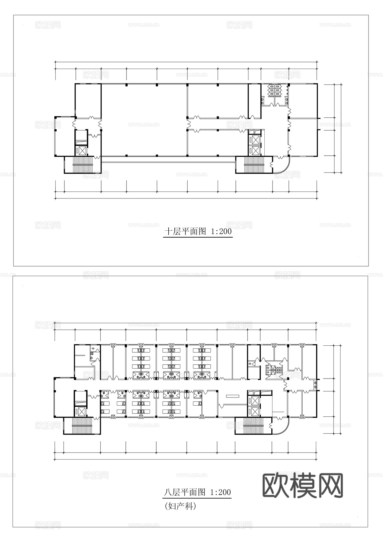 医疗建筑cad施工图